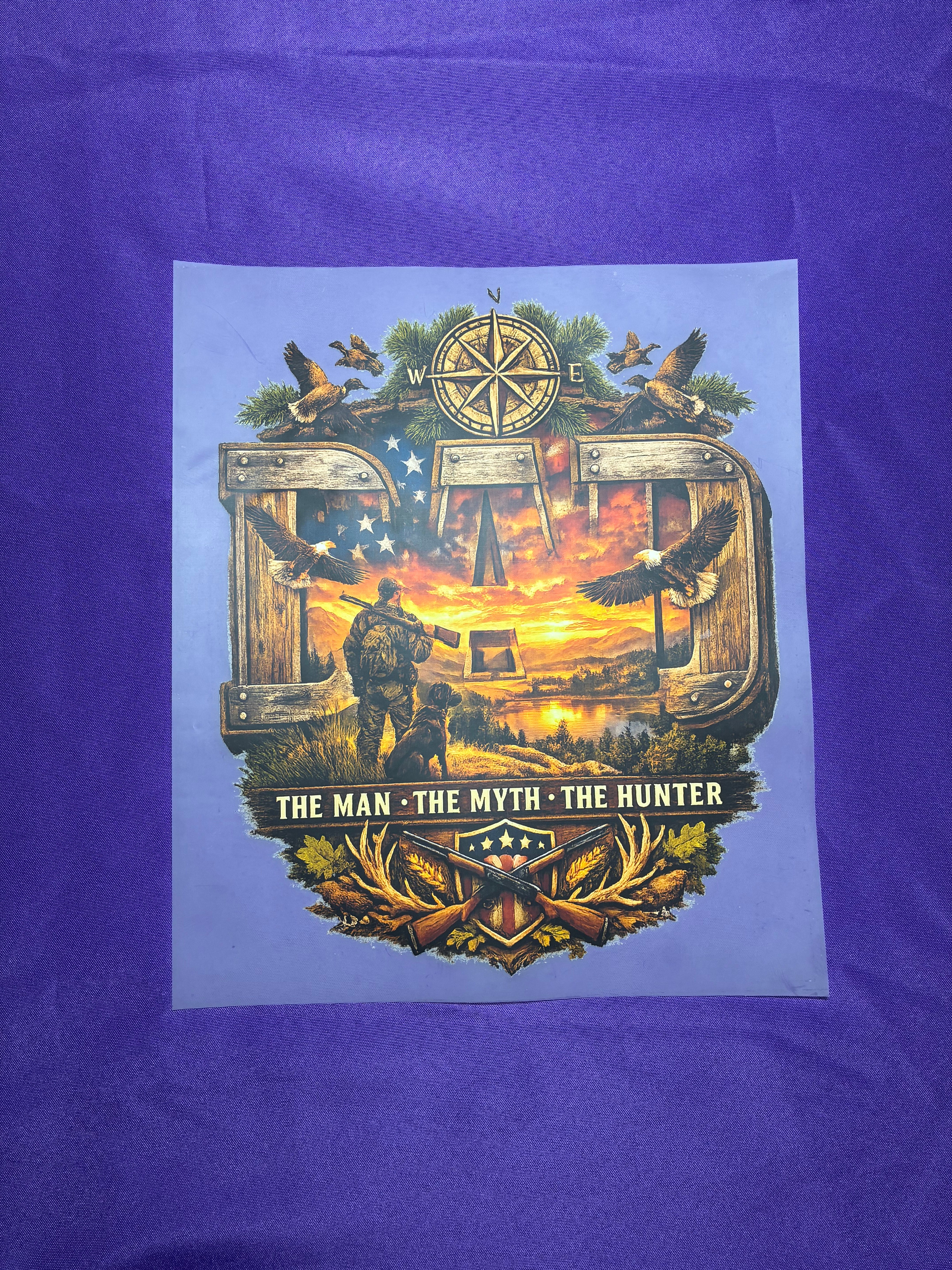 Dad and The Hunter Shirt Transfer