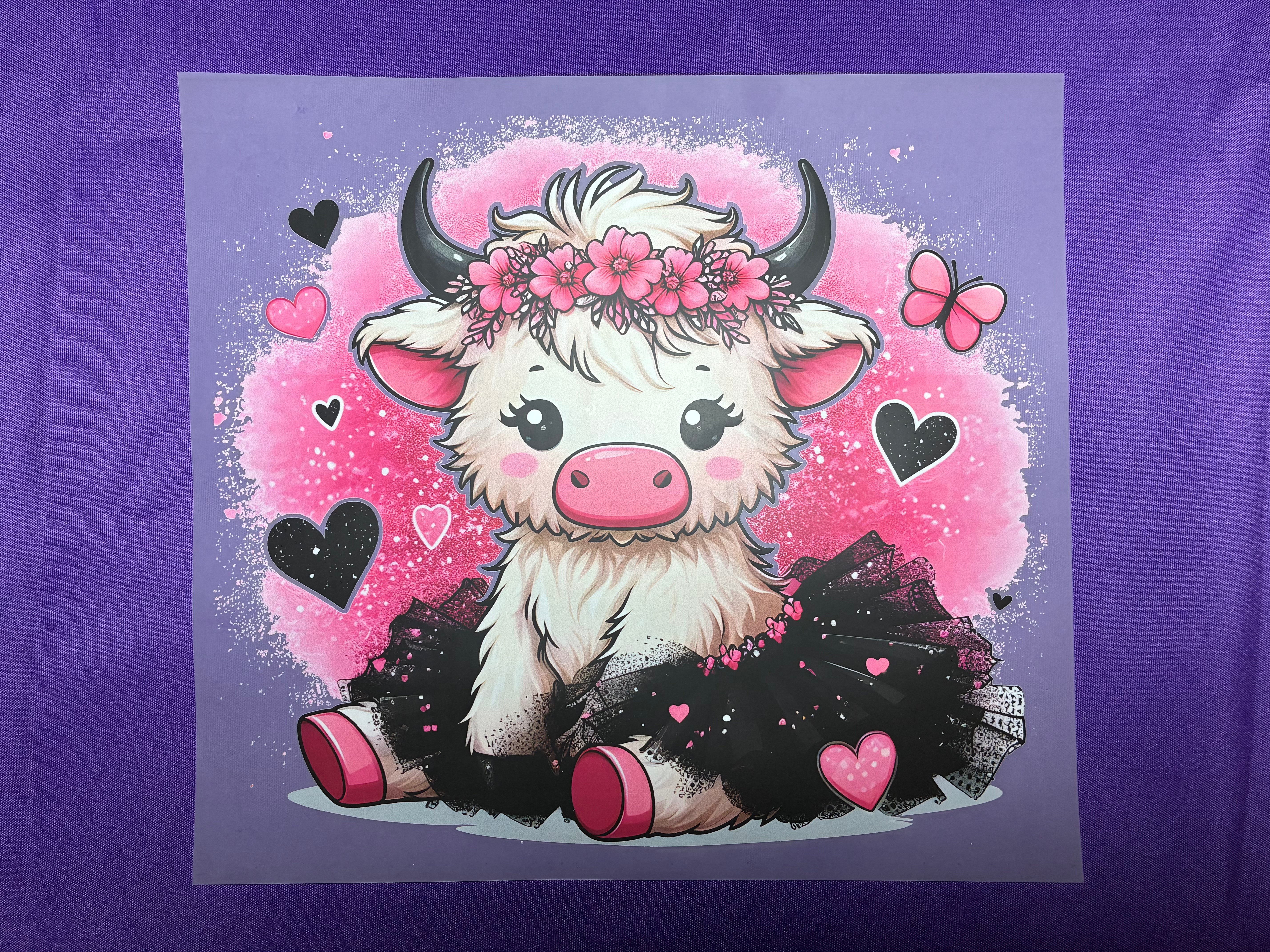 Tutu Cow Shirt Transfers