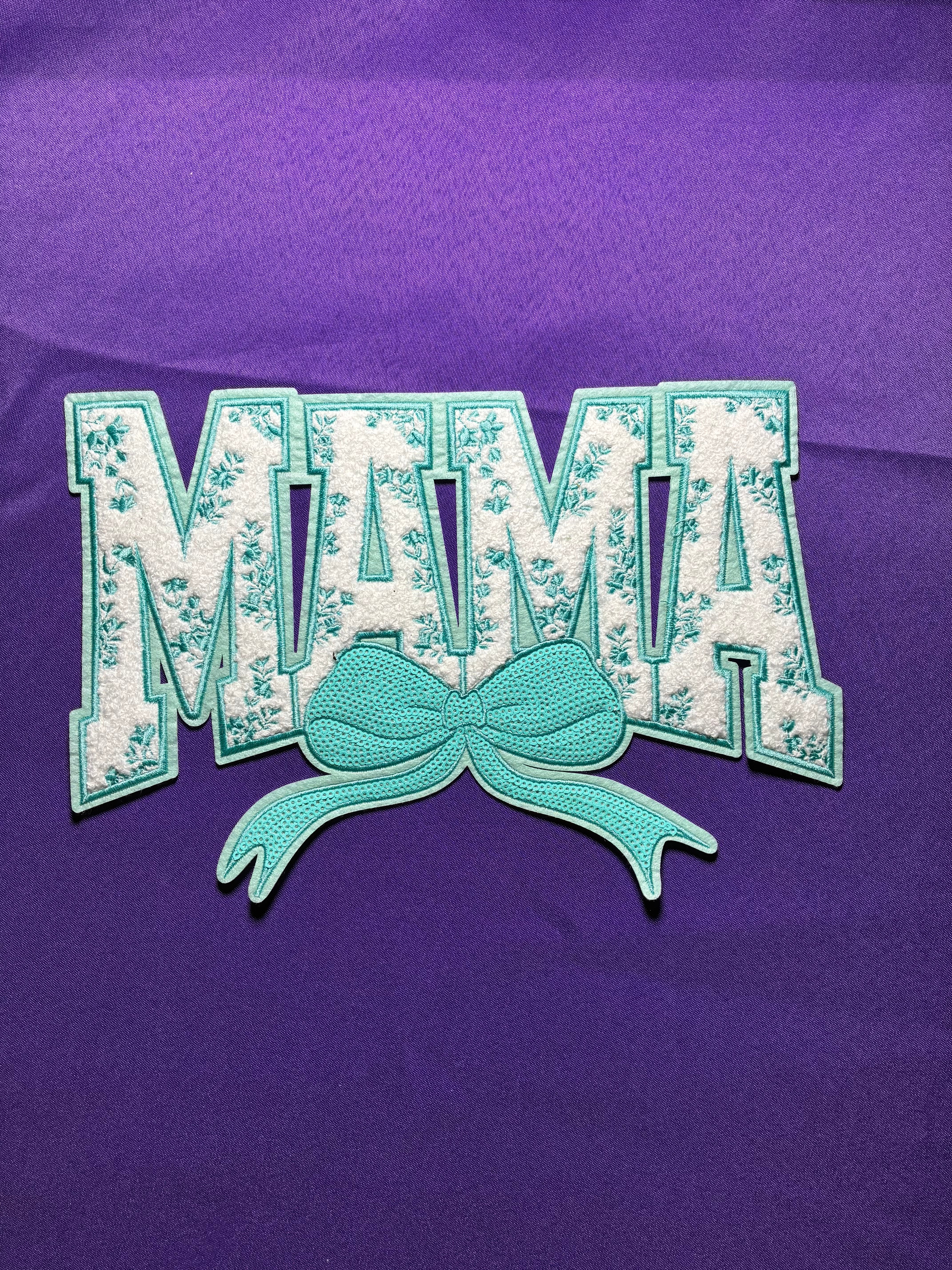Light Blue Mama Patch