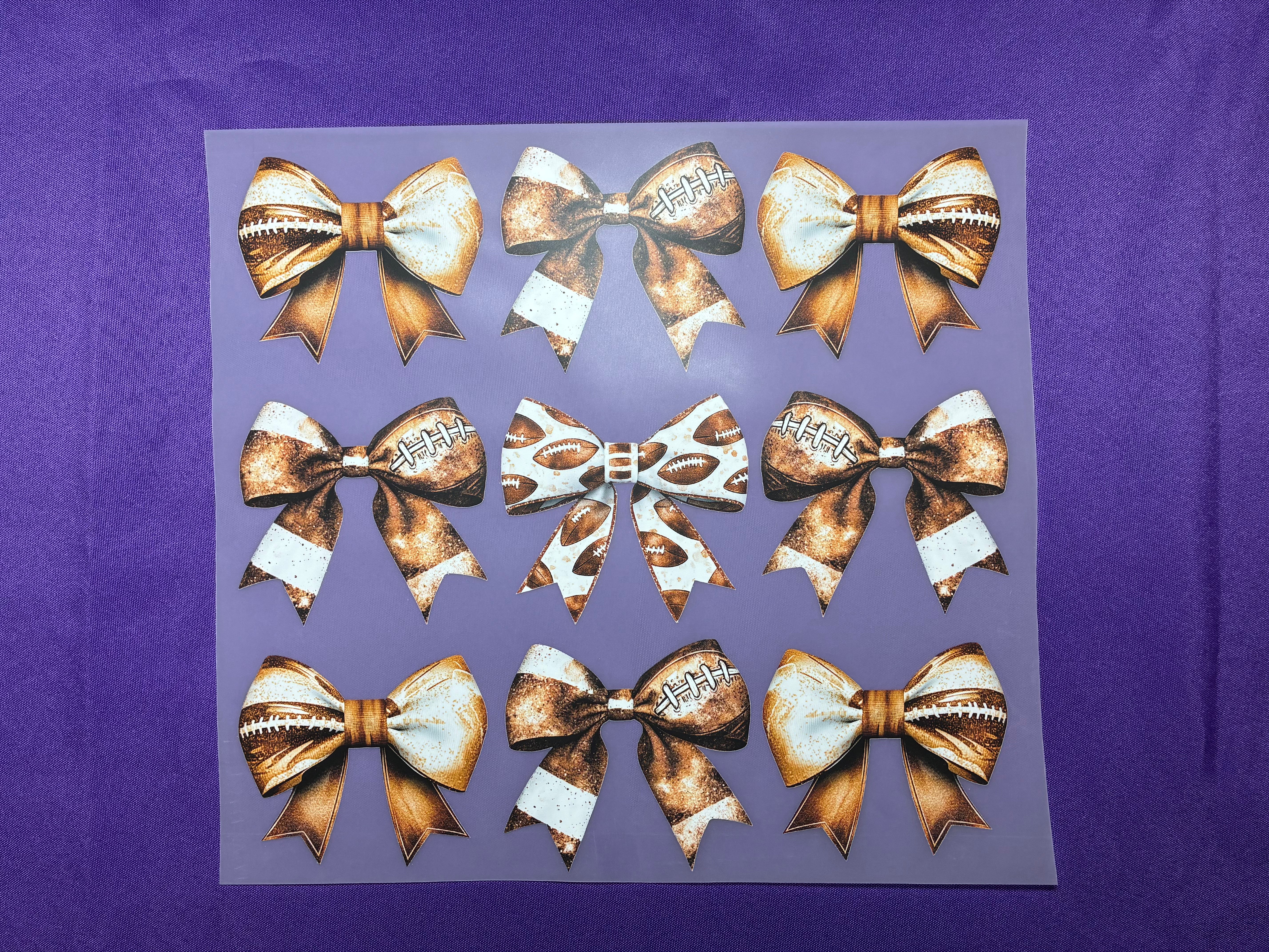Football Bows Shirt Transfer