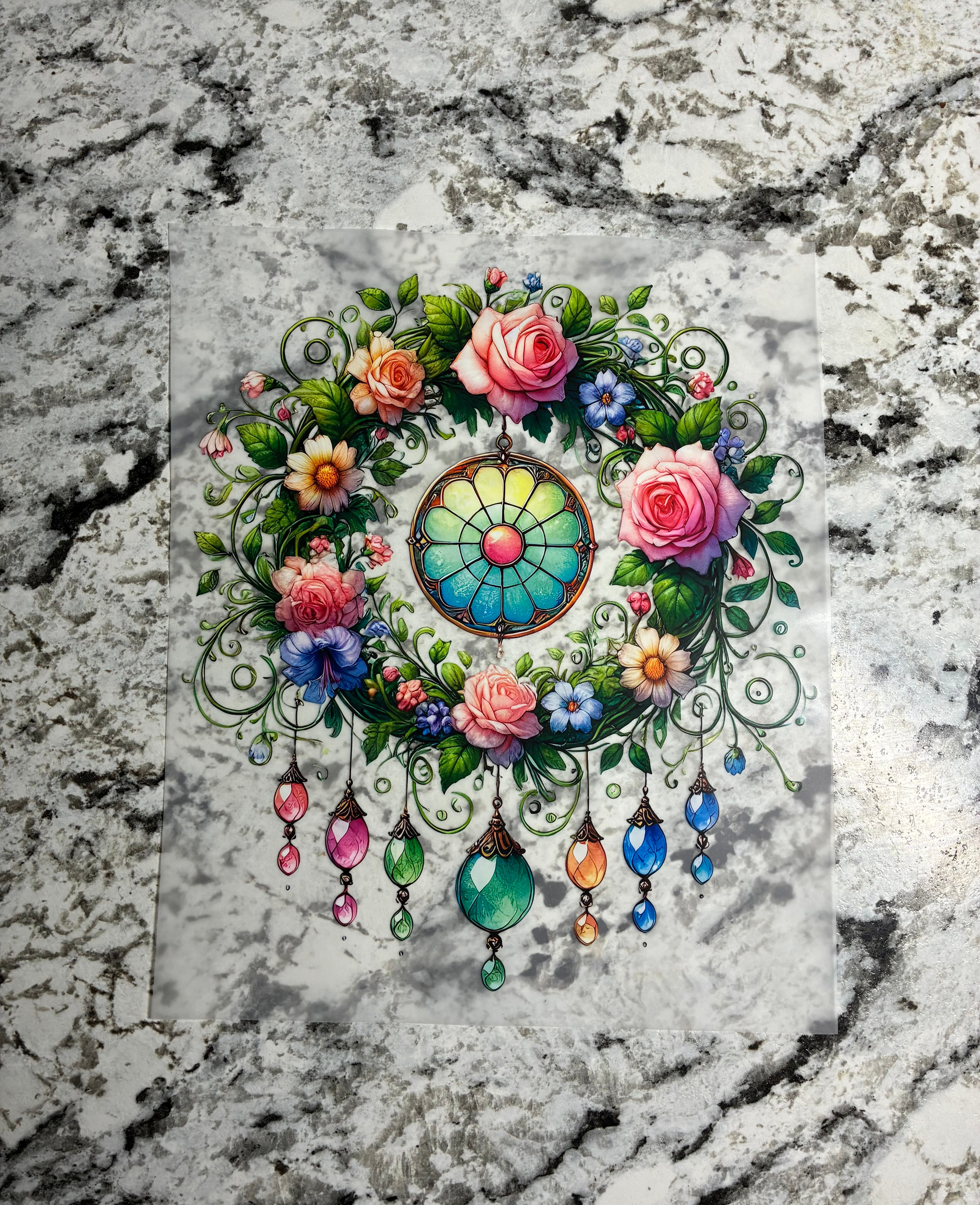Roses and Jewels Shirt Transfer
