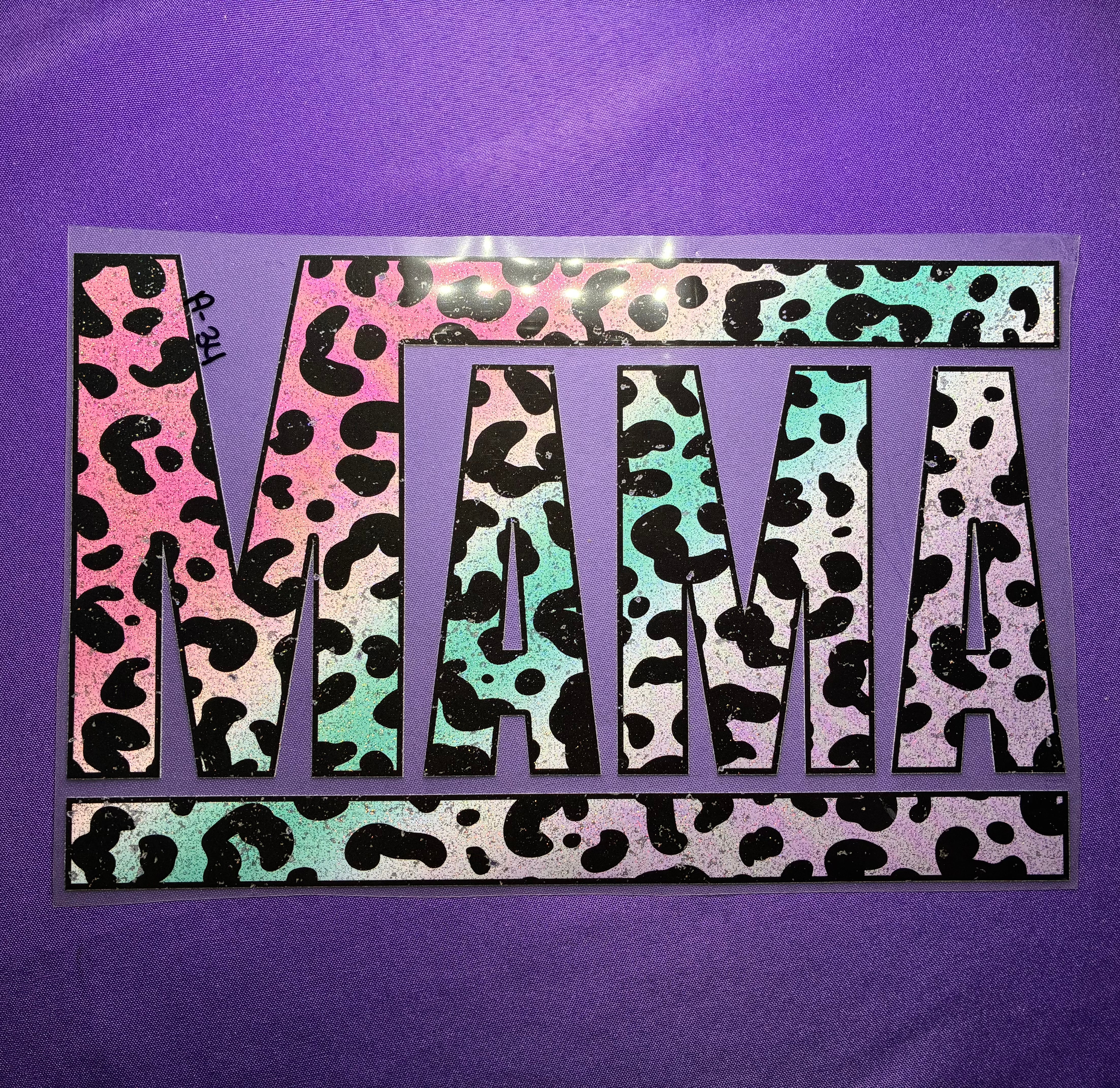 Leopard Mama Van Glitter