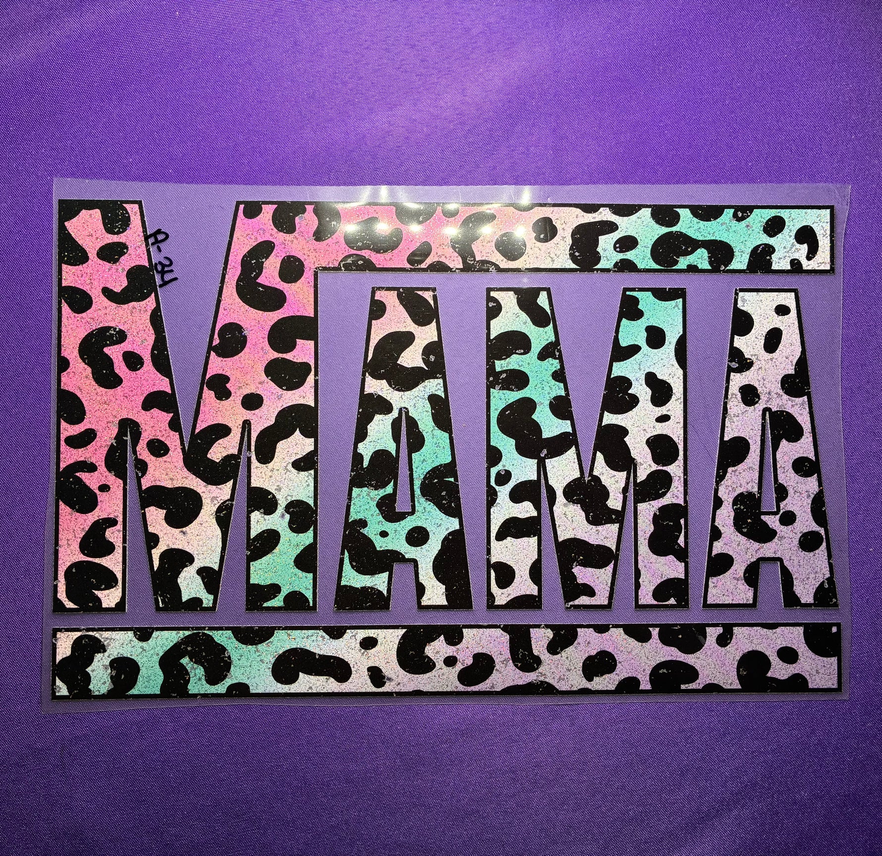 Leopard Mama Van Glitter