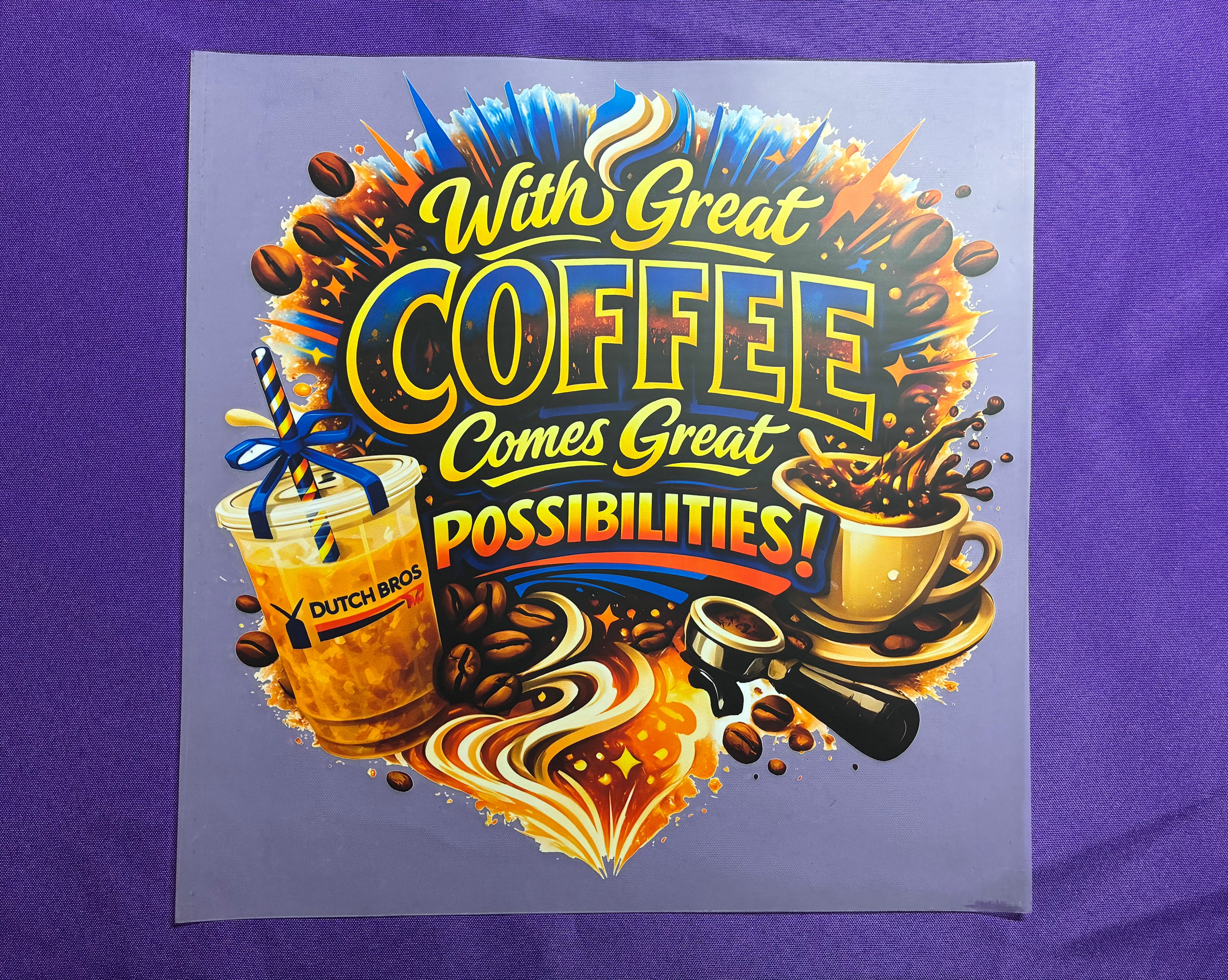 Coffee Shirt Transfer