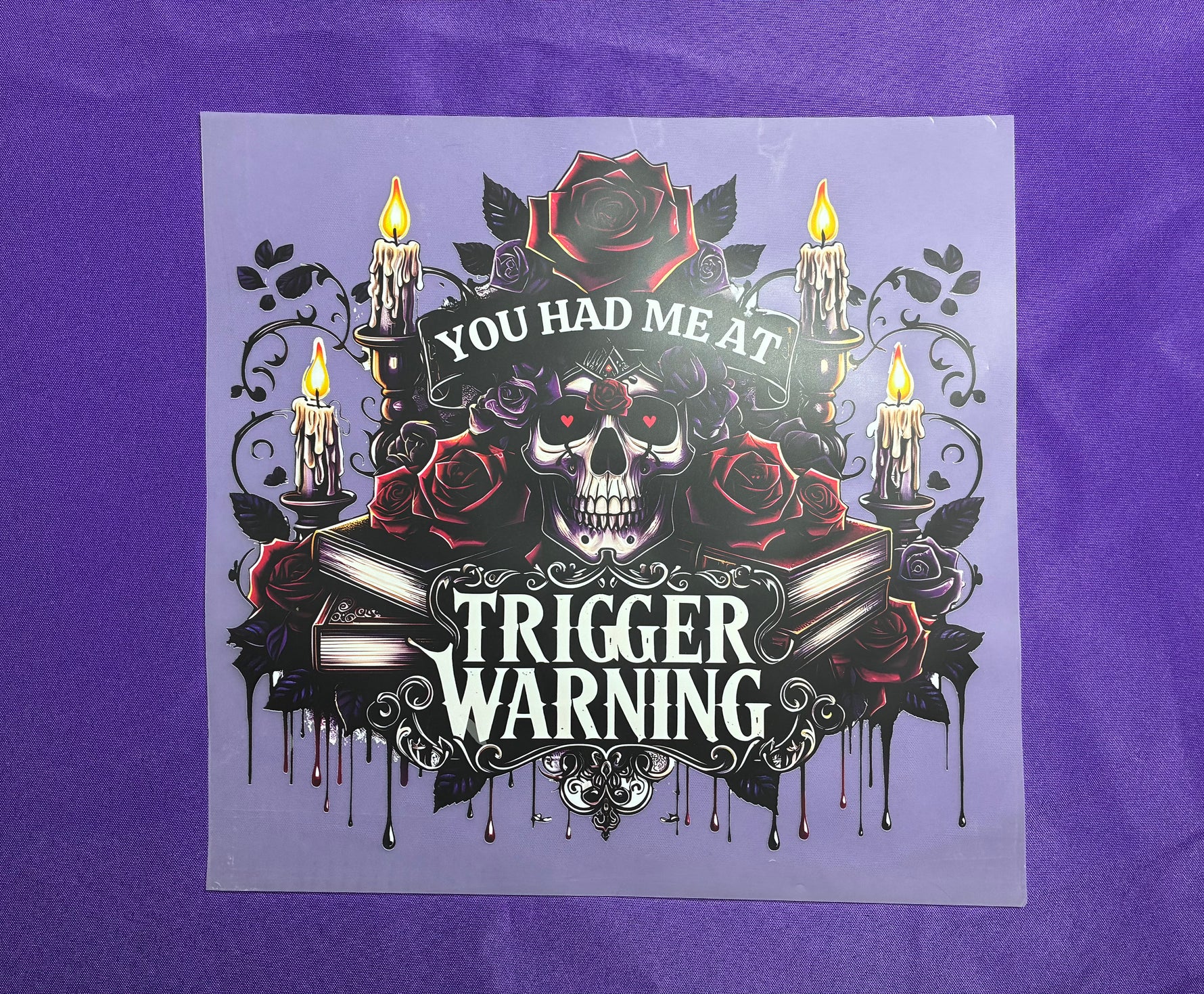 Trigger Warning Shirt Transfers