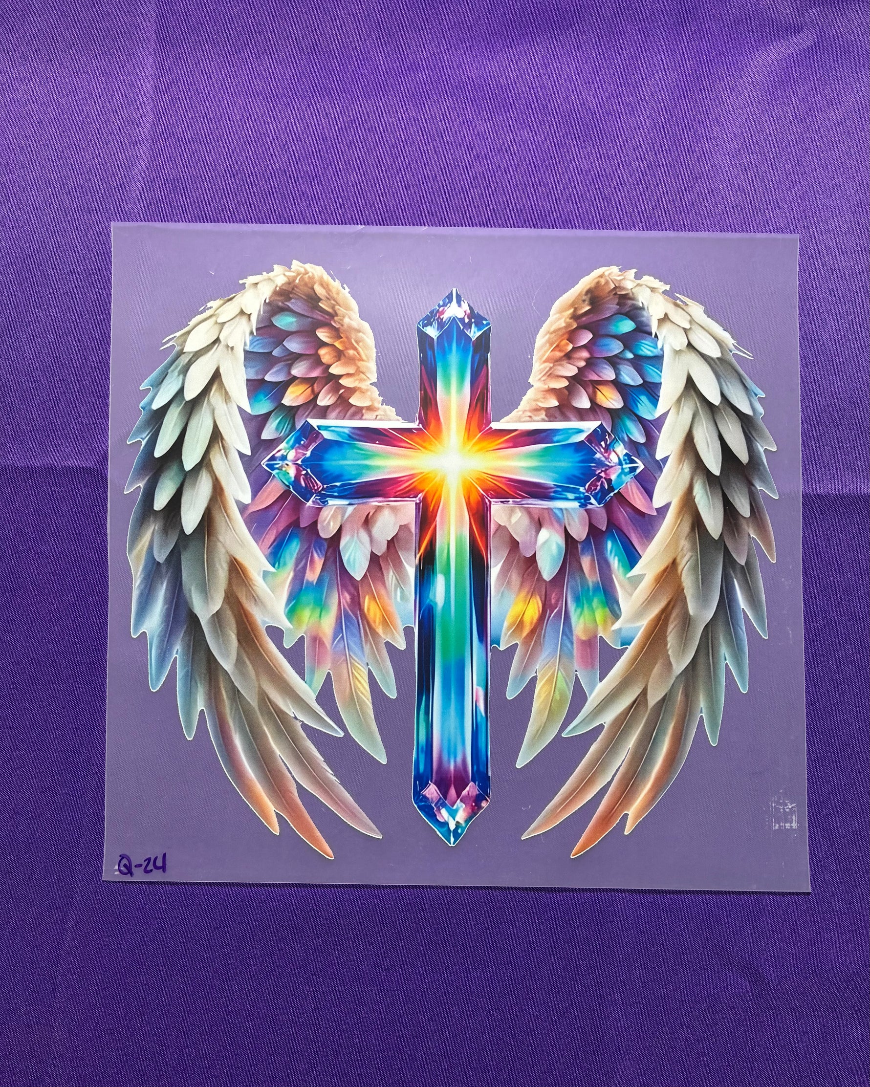 Wings and Cross #24 Shirt Transfer
