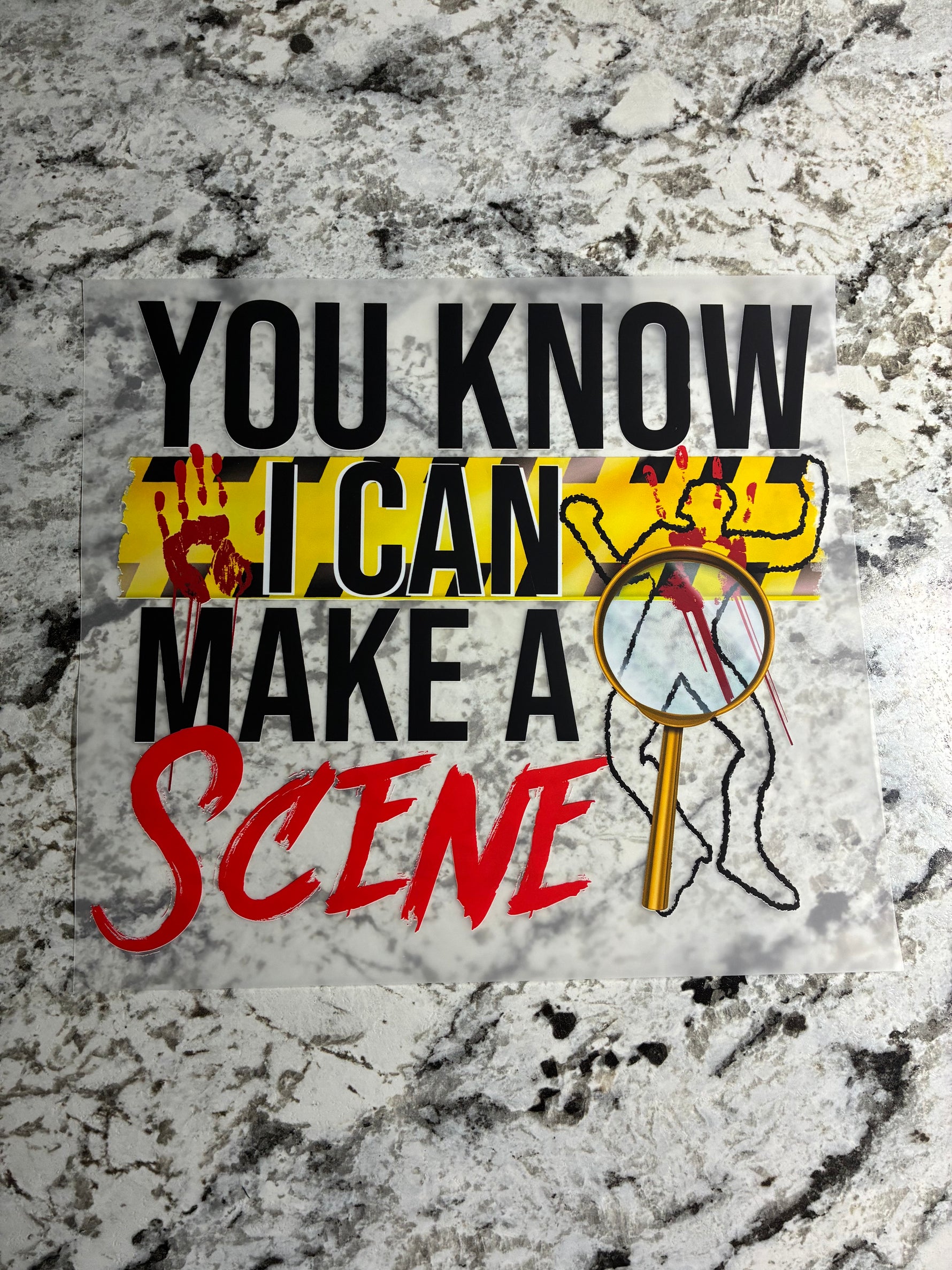 Make a Scene Shirt Transfer