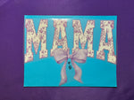 Purple Mama with Bow Glitter