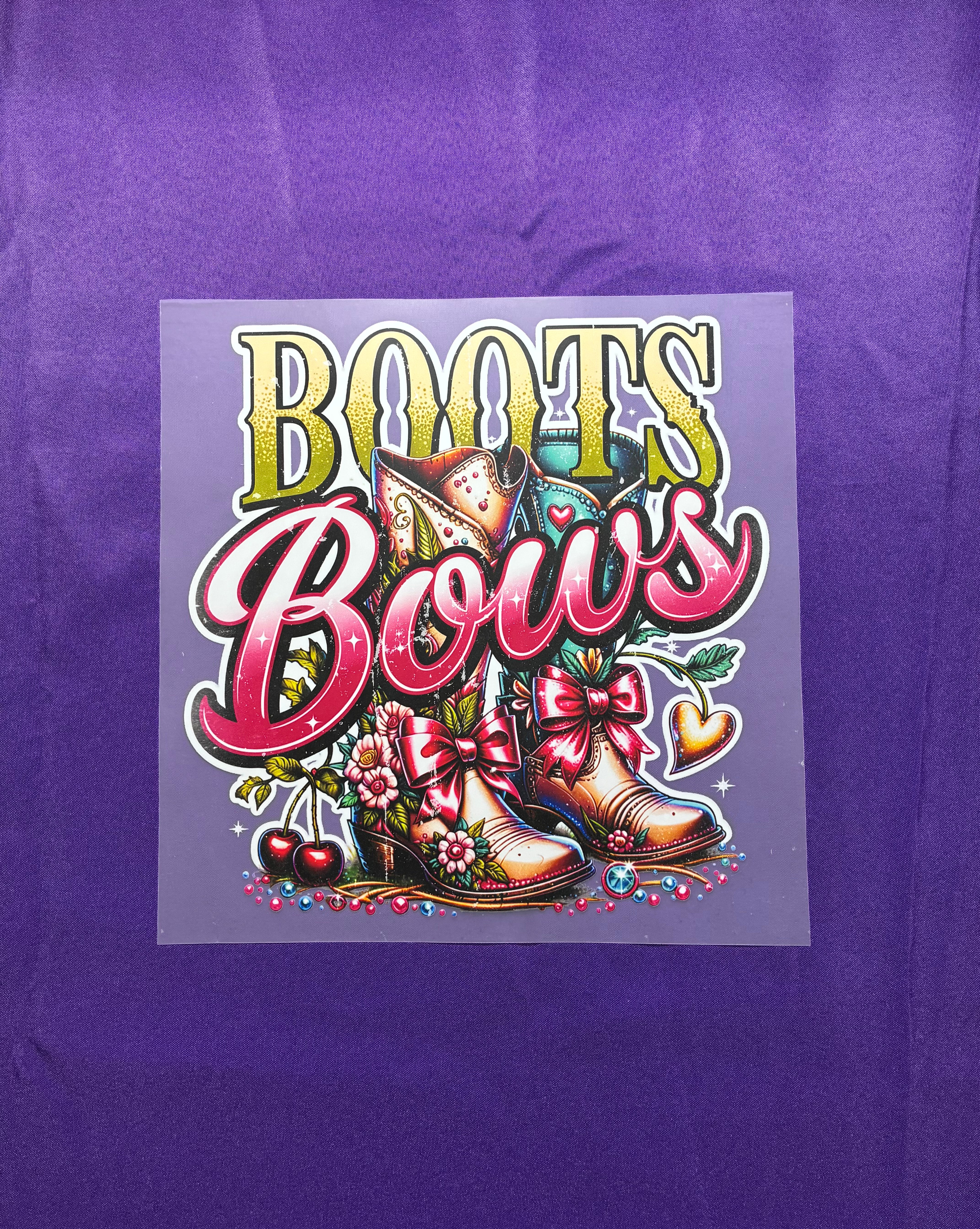 Boots + Bows Shirt Transfer