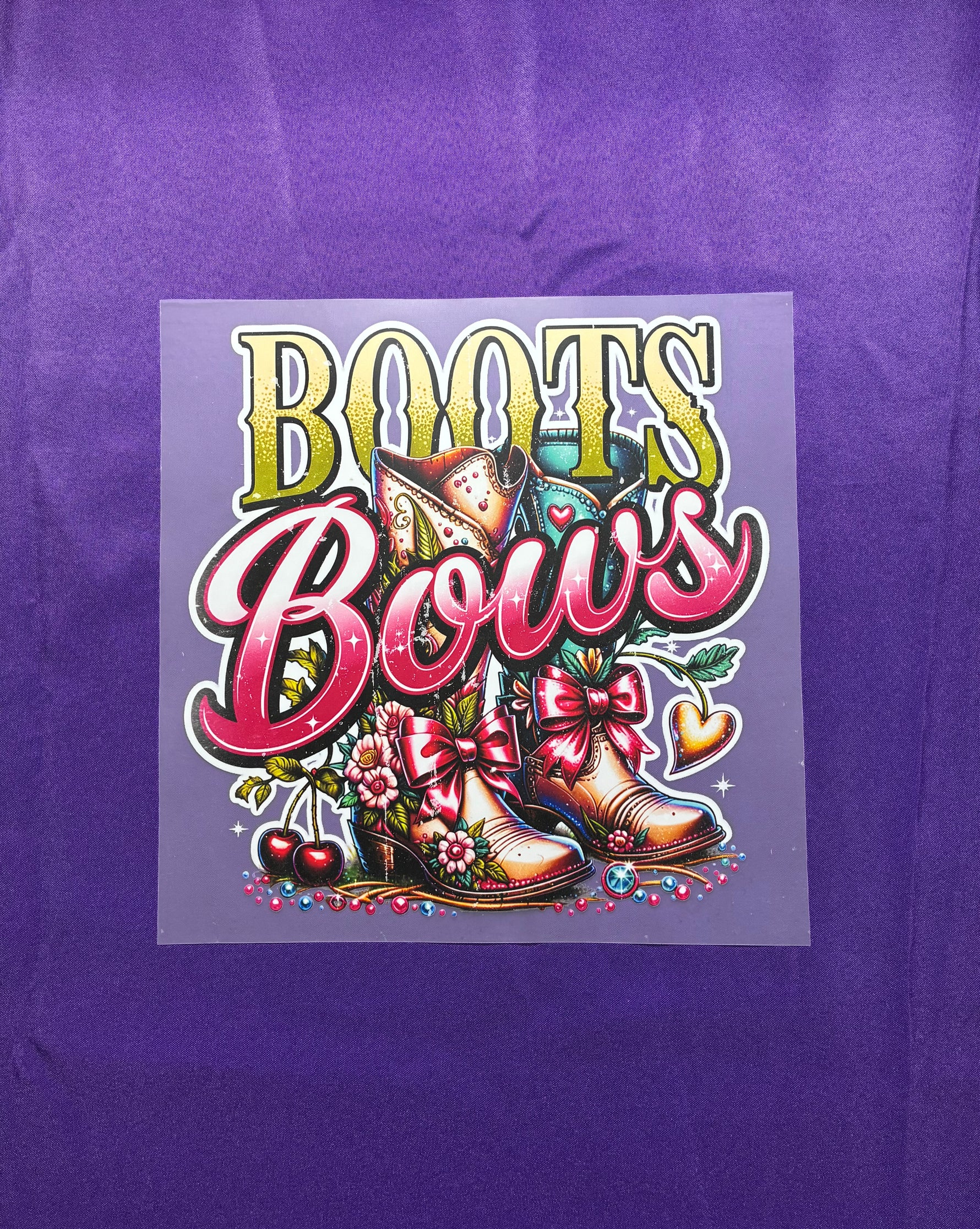 Boots + Bows Shirt Transfer