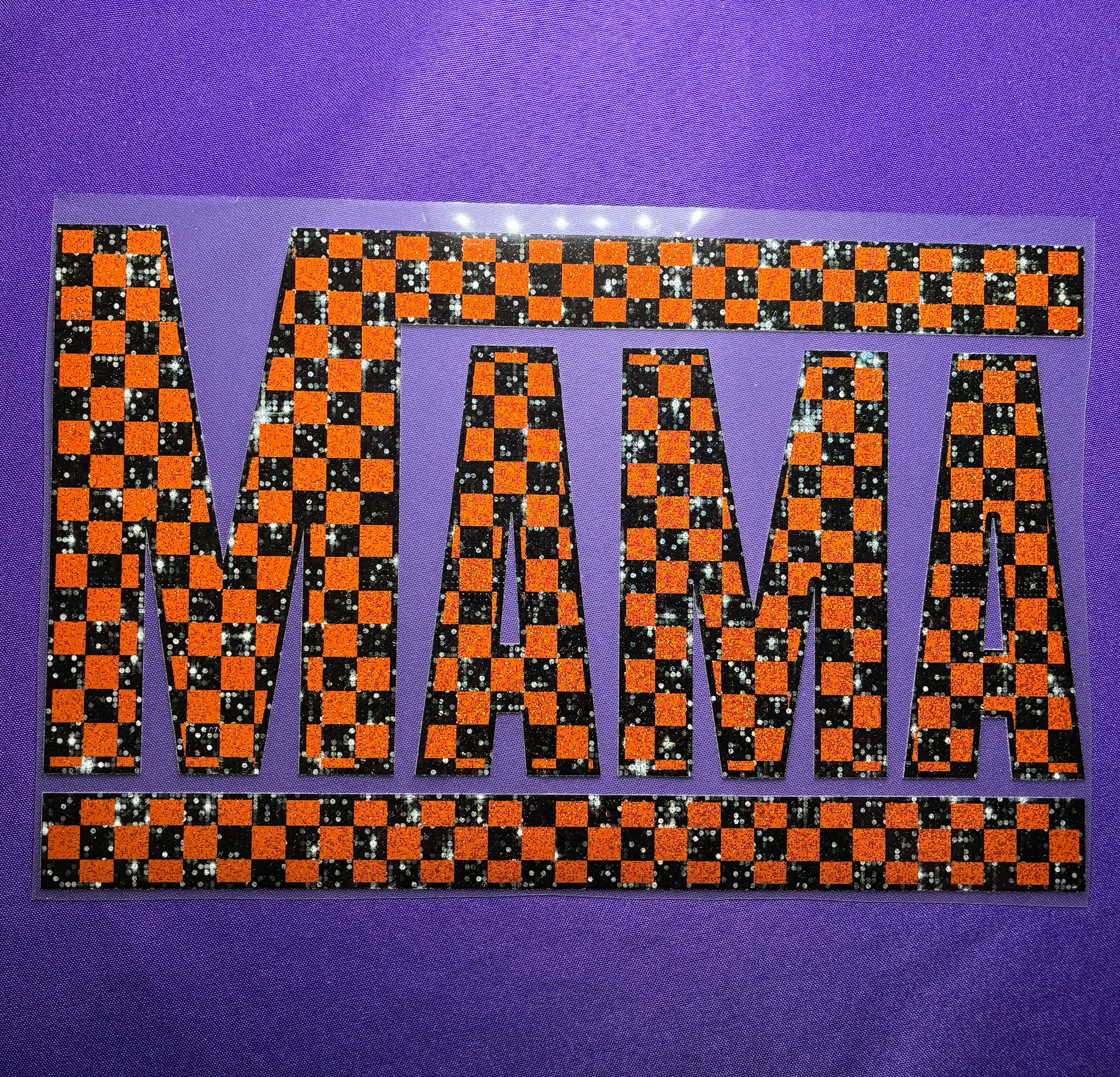 Orange Mama Van Glitter