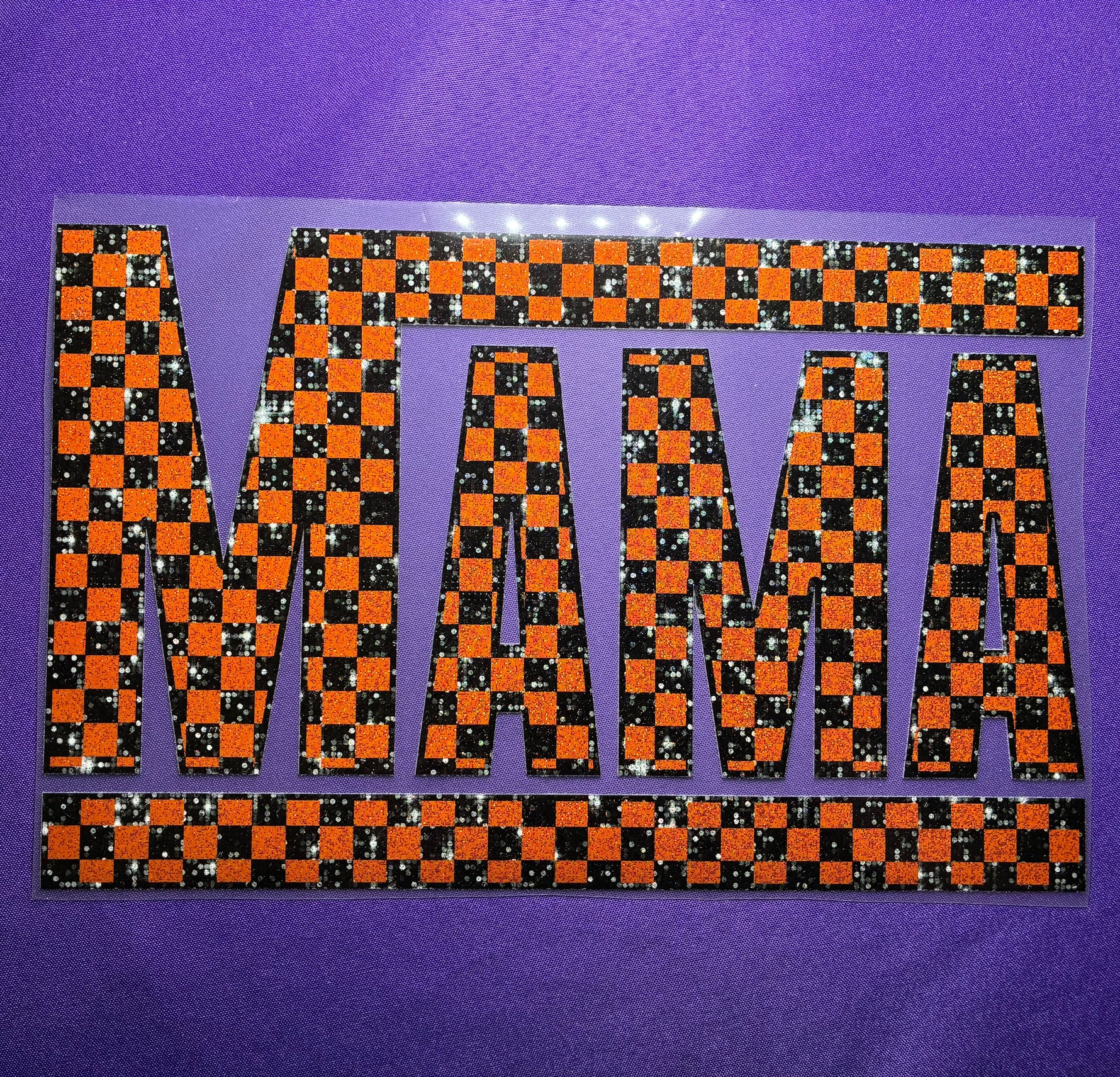 Orange Mama Van Glitter