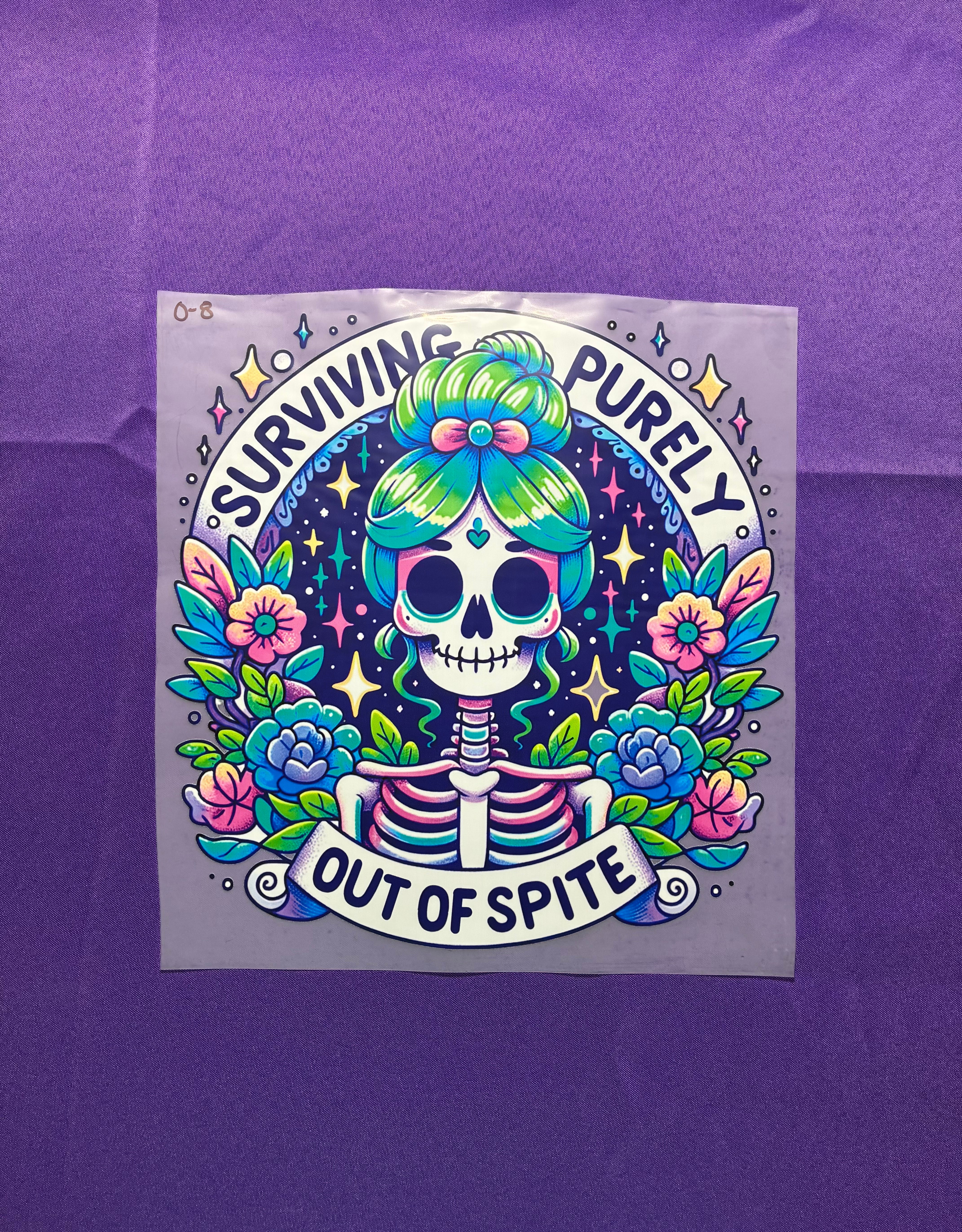 Out of Spite #8 Shirt Transfer