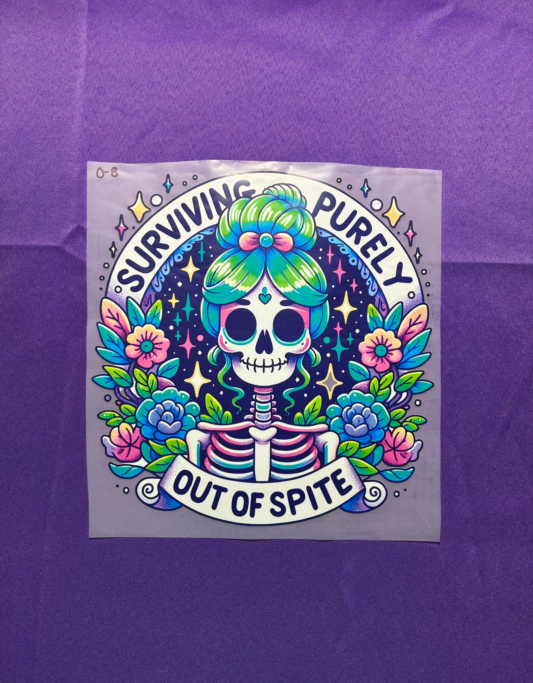 Out of Spite #8 Shirt Transfer