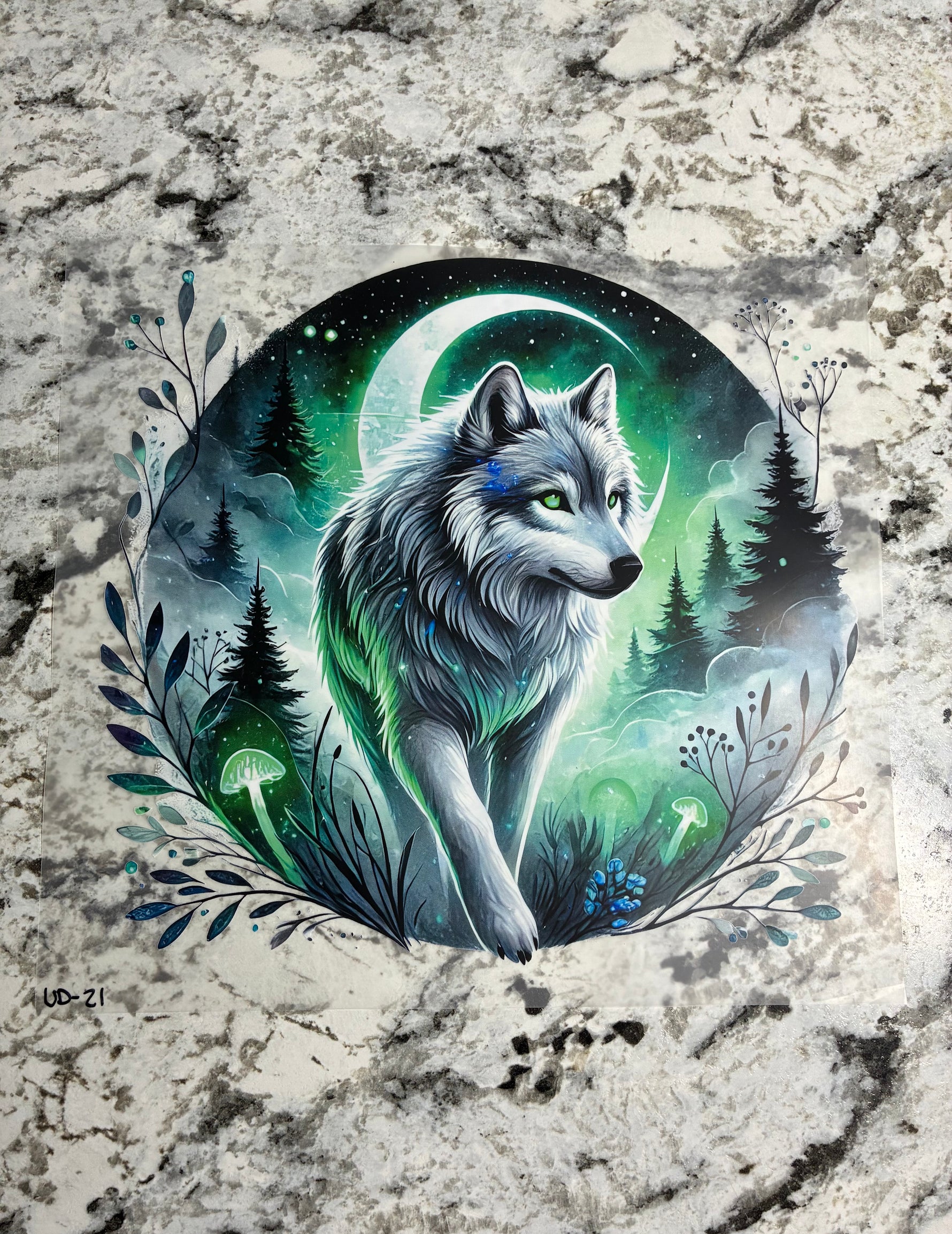 White Wolf Shirt Transfers