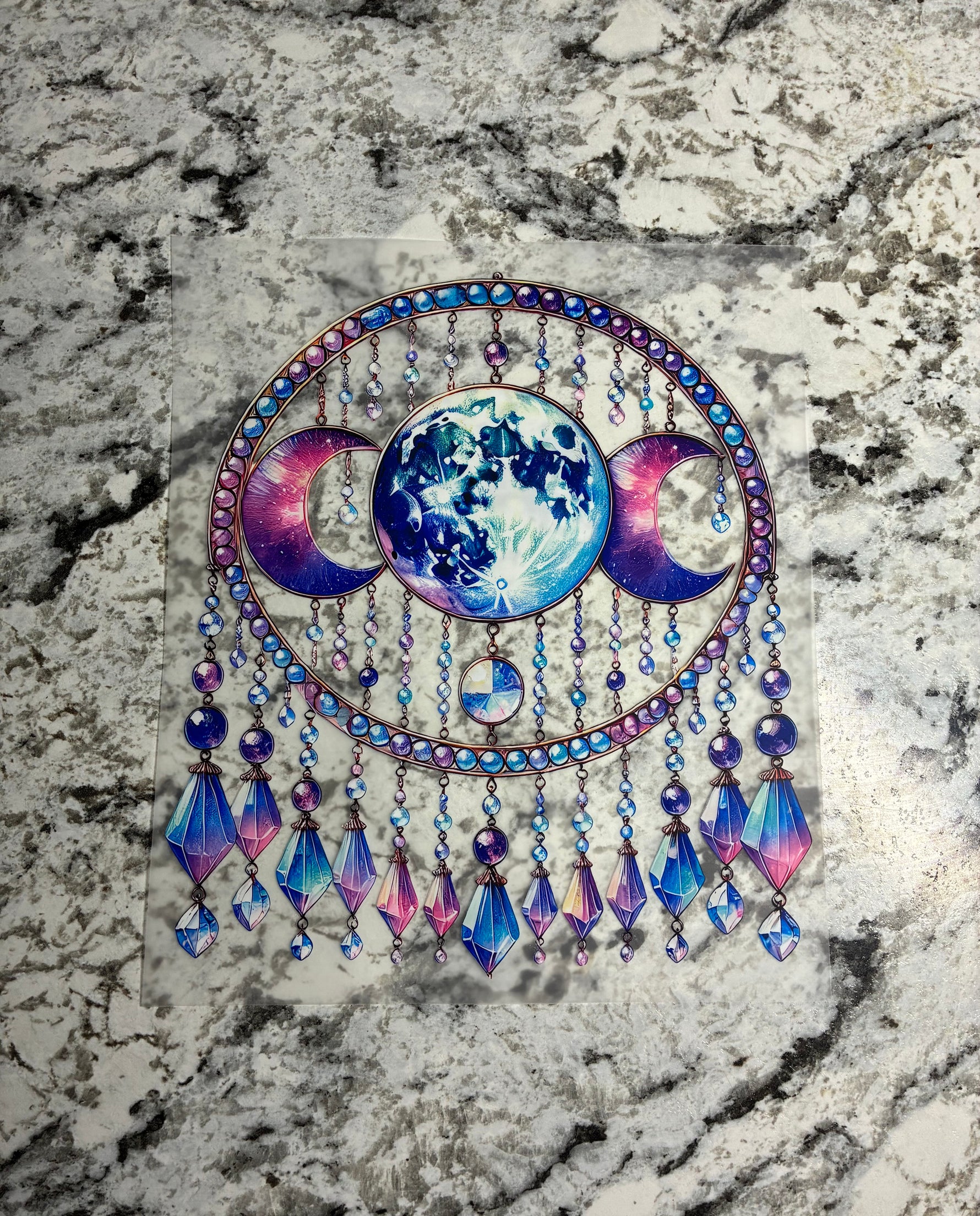 Moon and Jewels Shirt Transfer