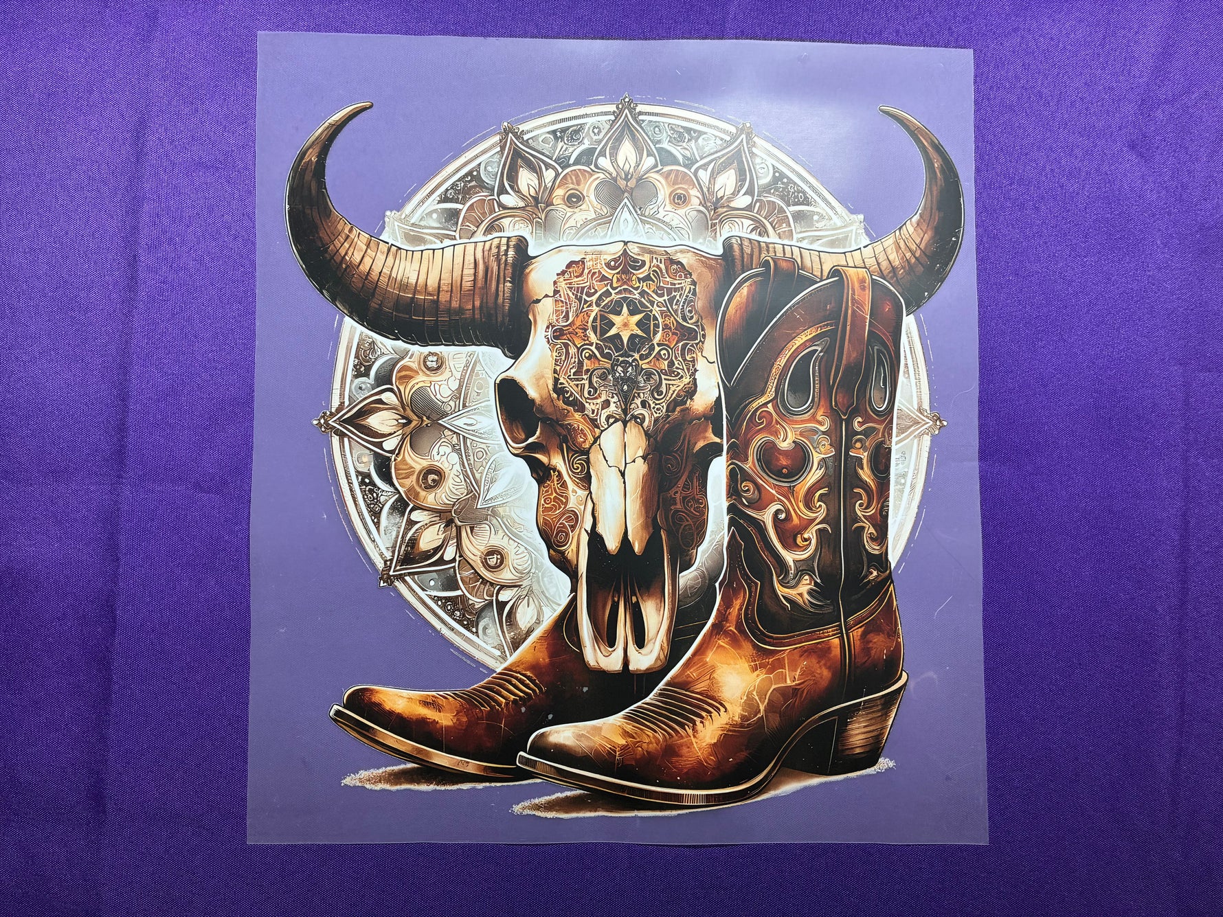 Skull and Boots Shirt Transfer (Copy)