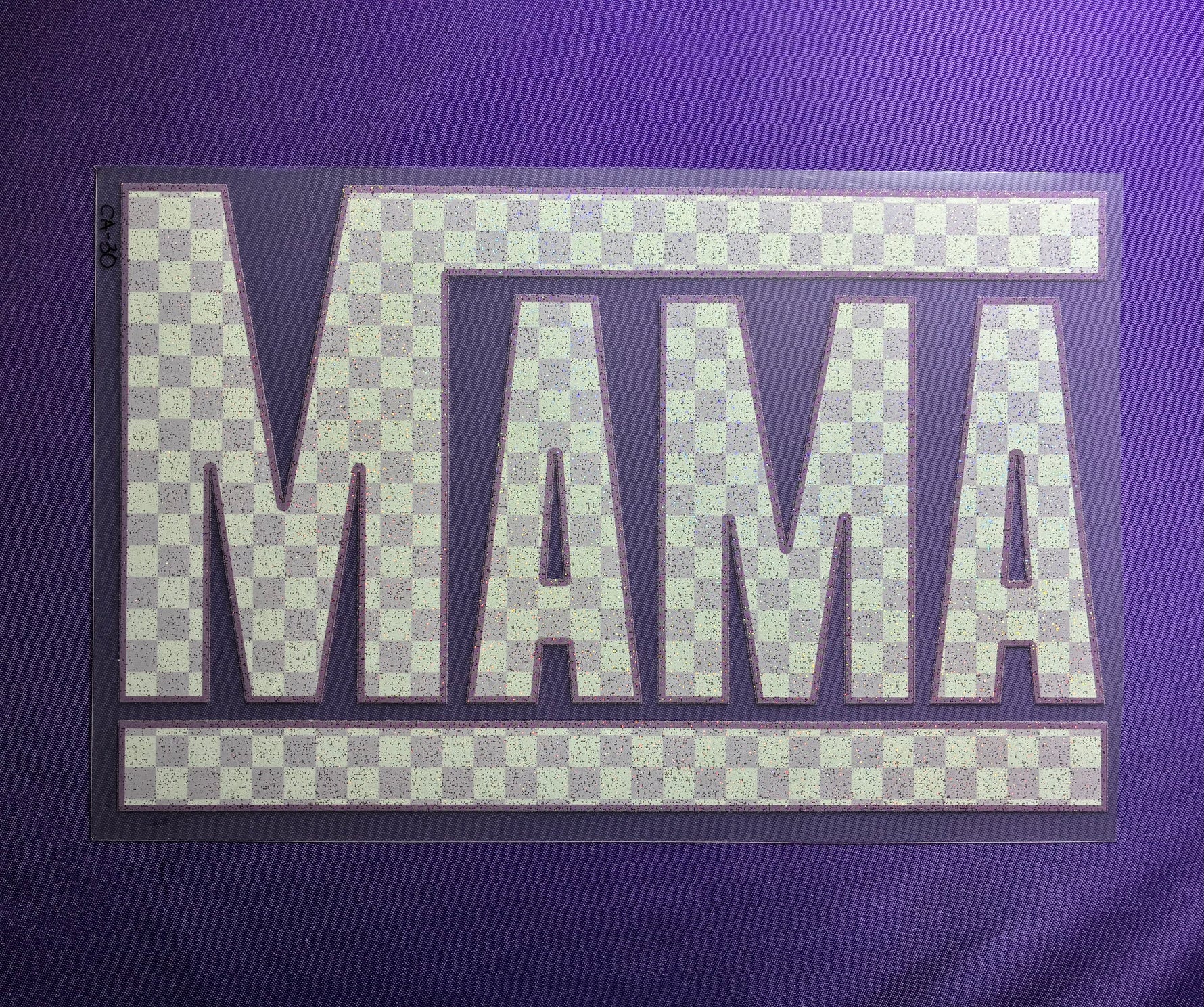 Light Purple Mama Van Glitter