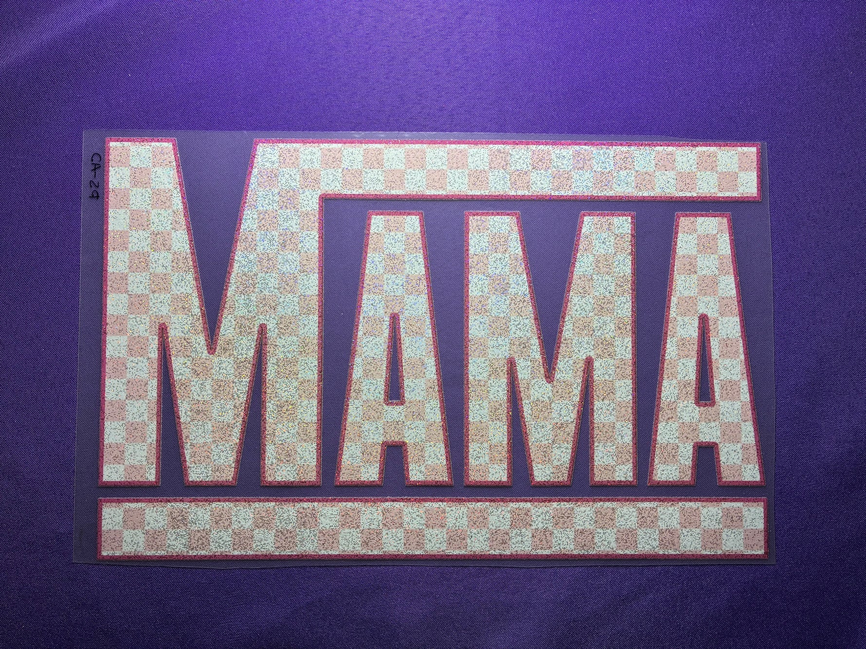 Light Pink Mama Van Glitter