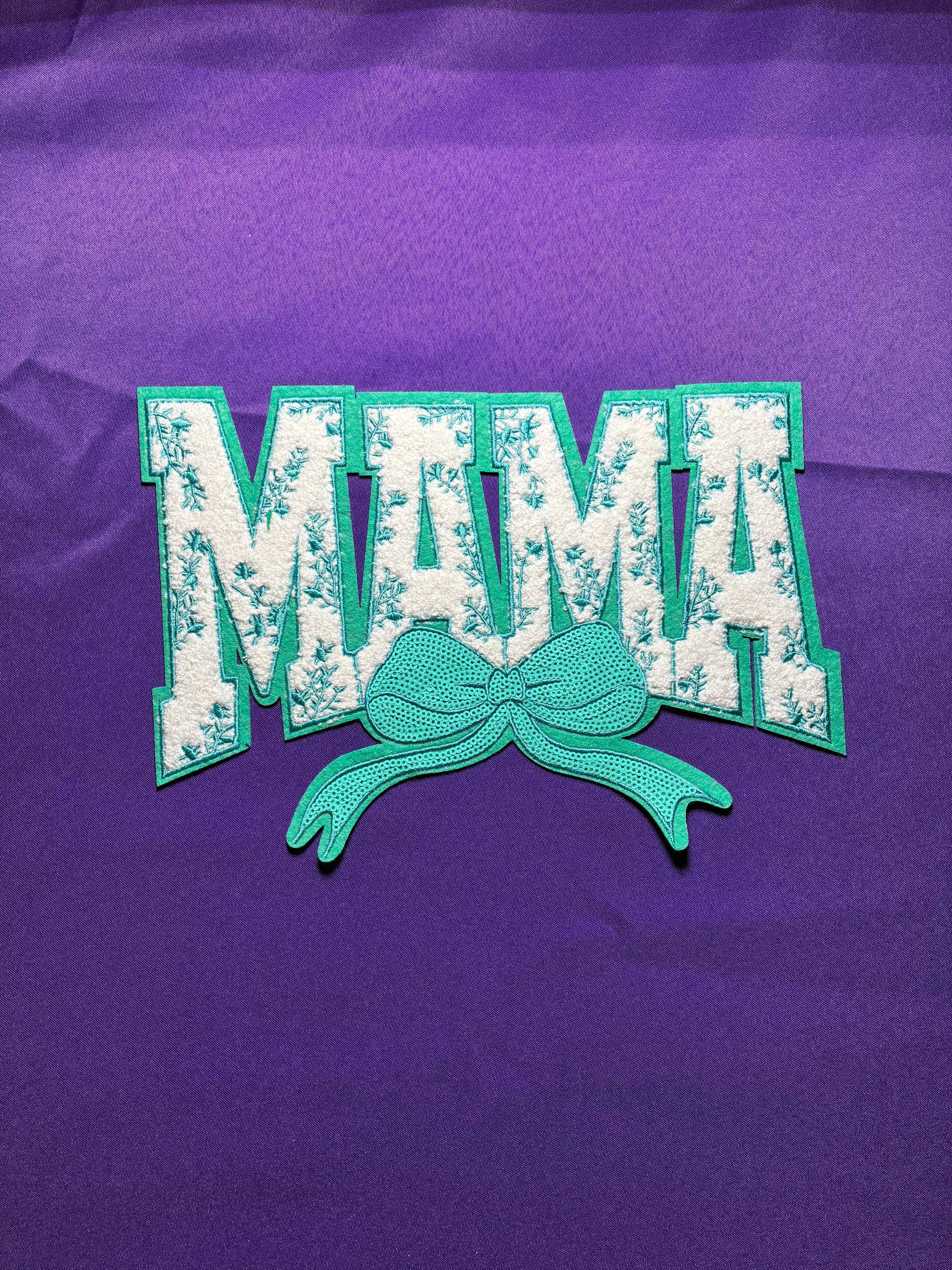 Teal Mama Patch