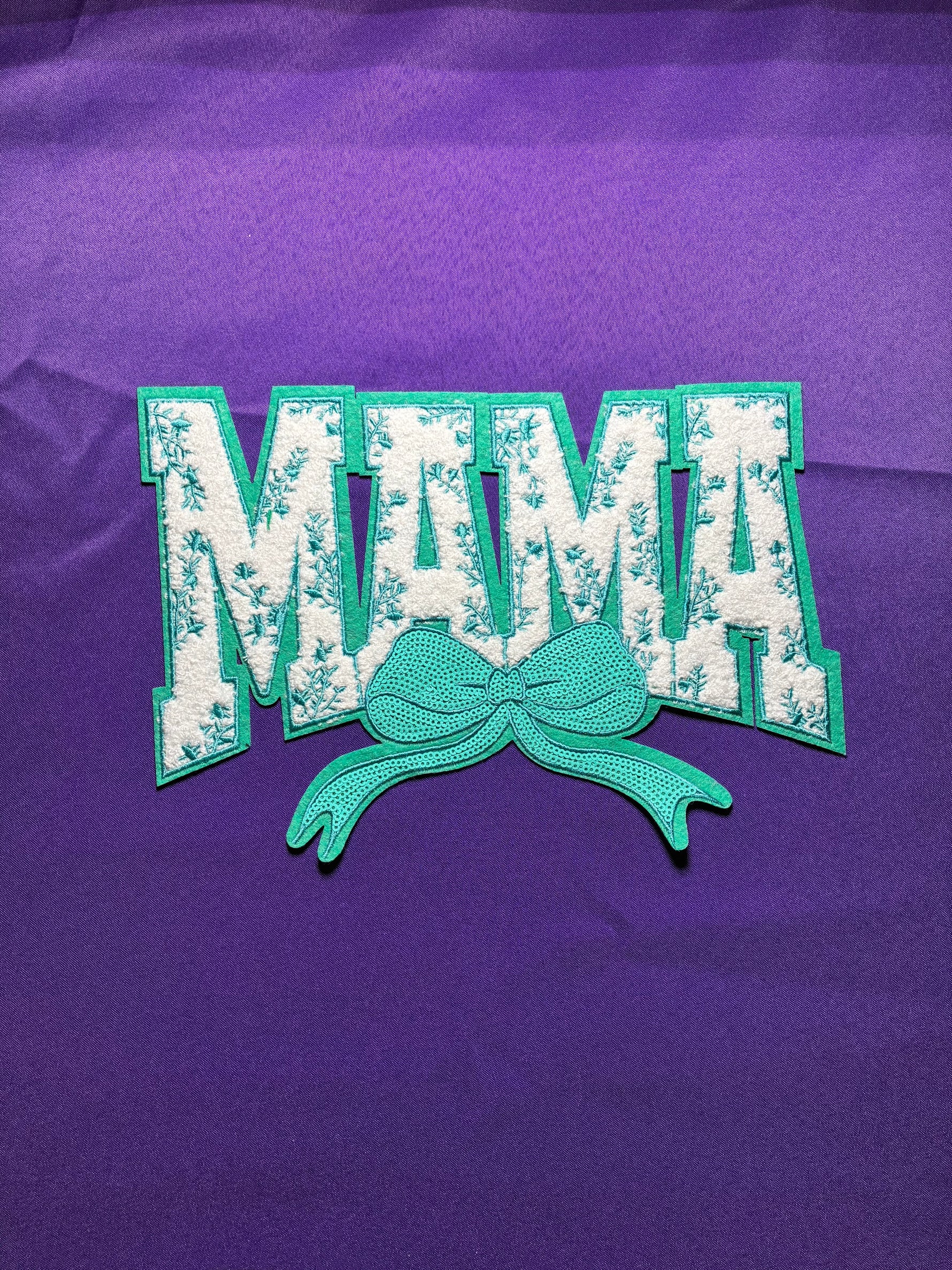 Teal Mama Patch