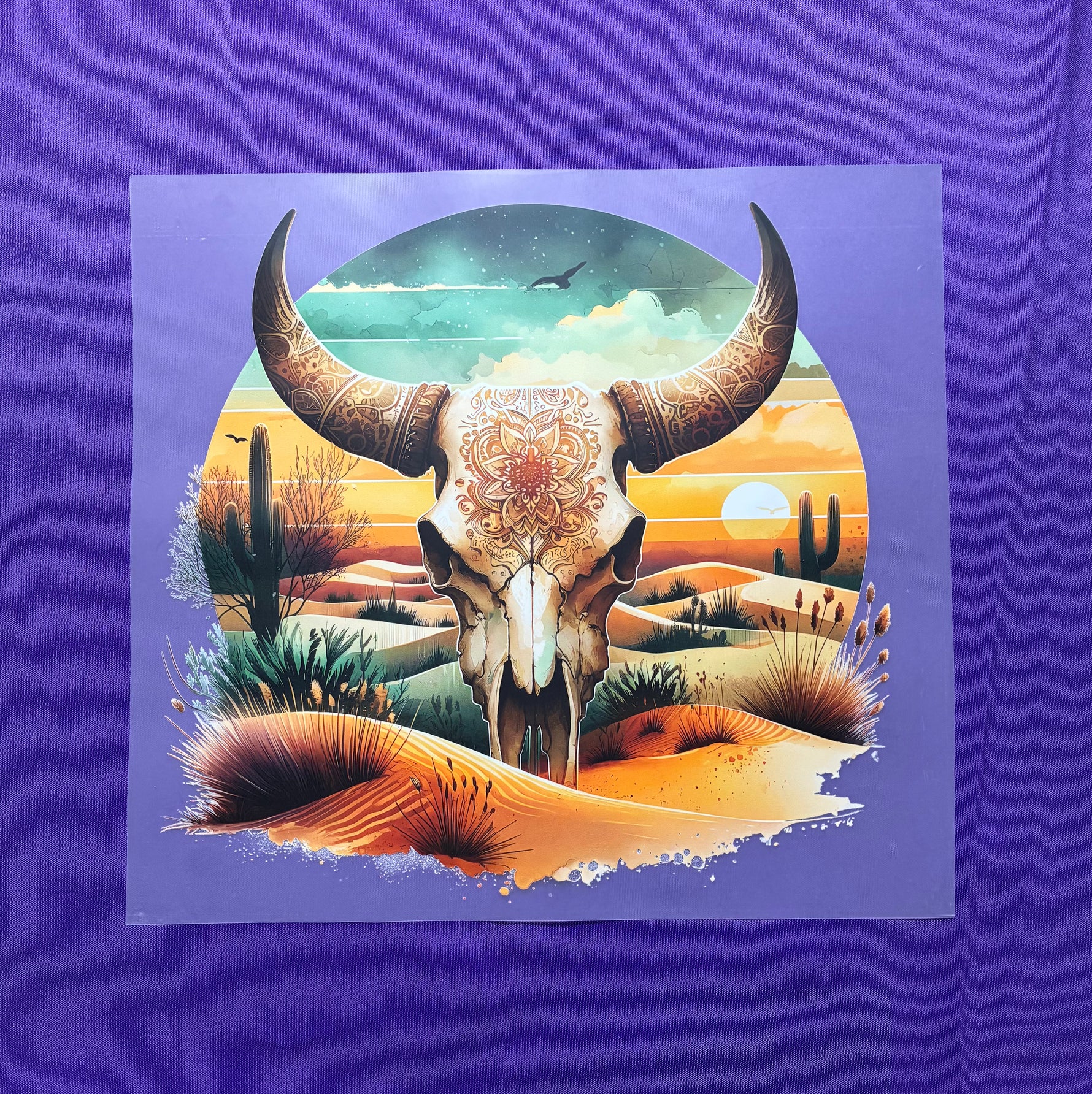 Western Scene Shirt Transfer
