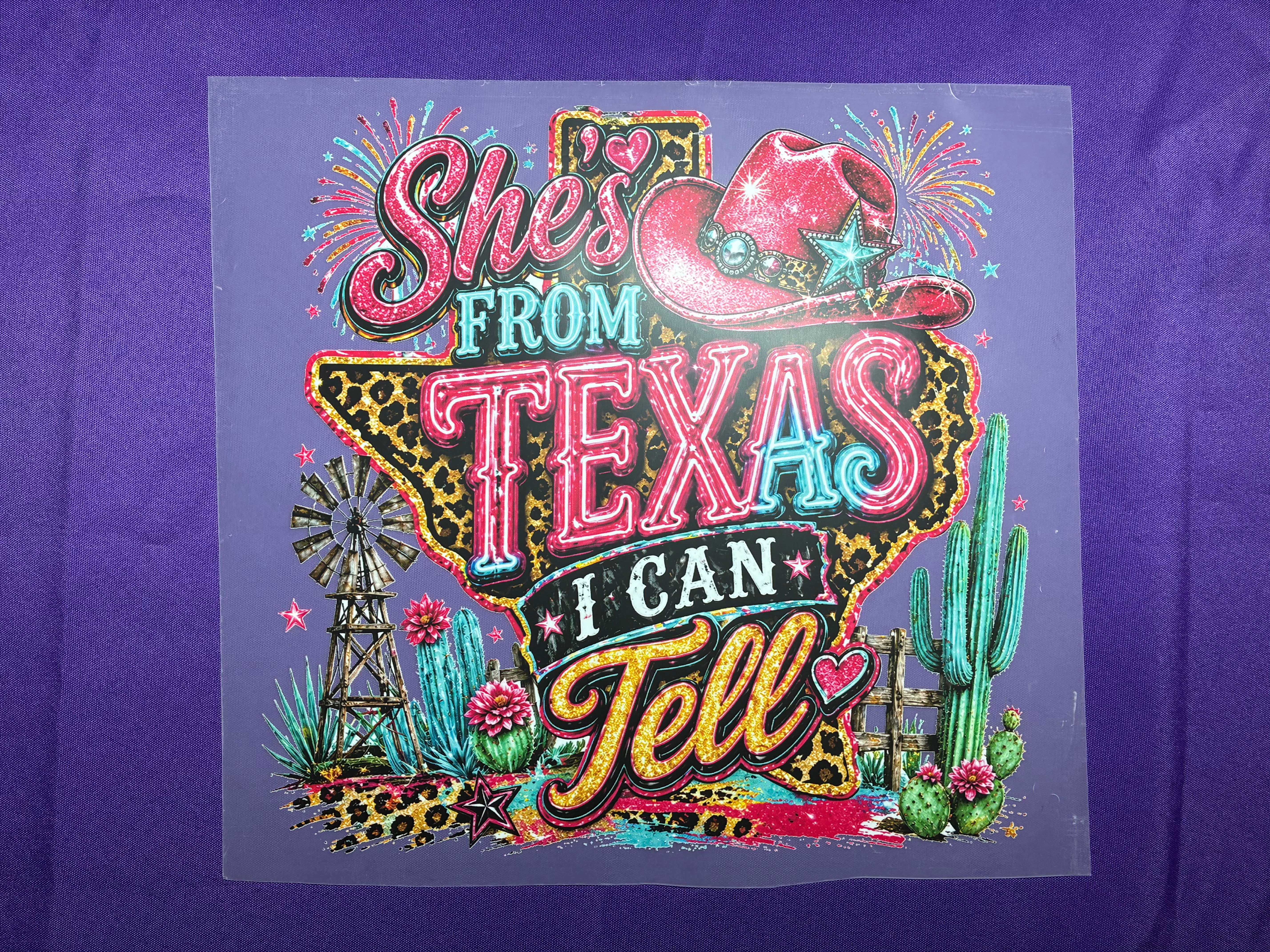 She’s From Texas Shirt Transfer