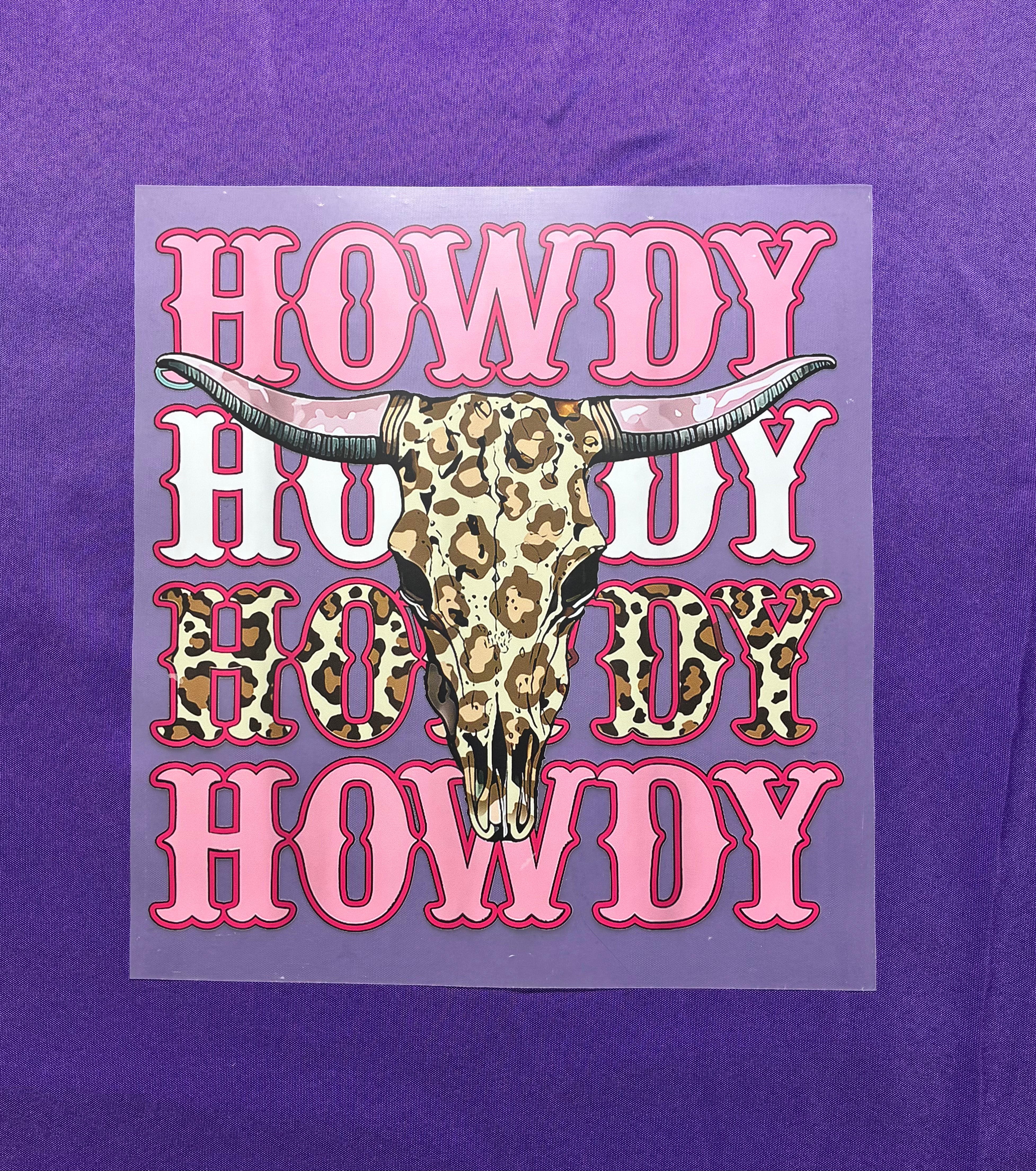 Howdy Shirt Transfer