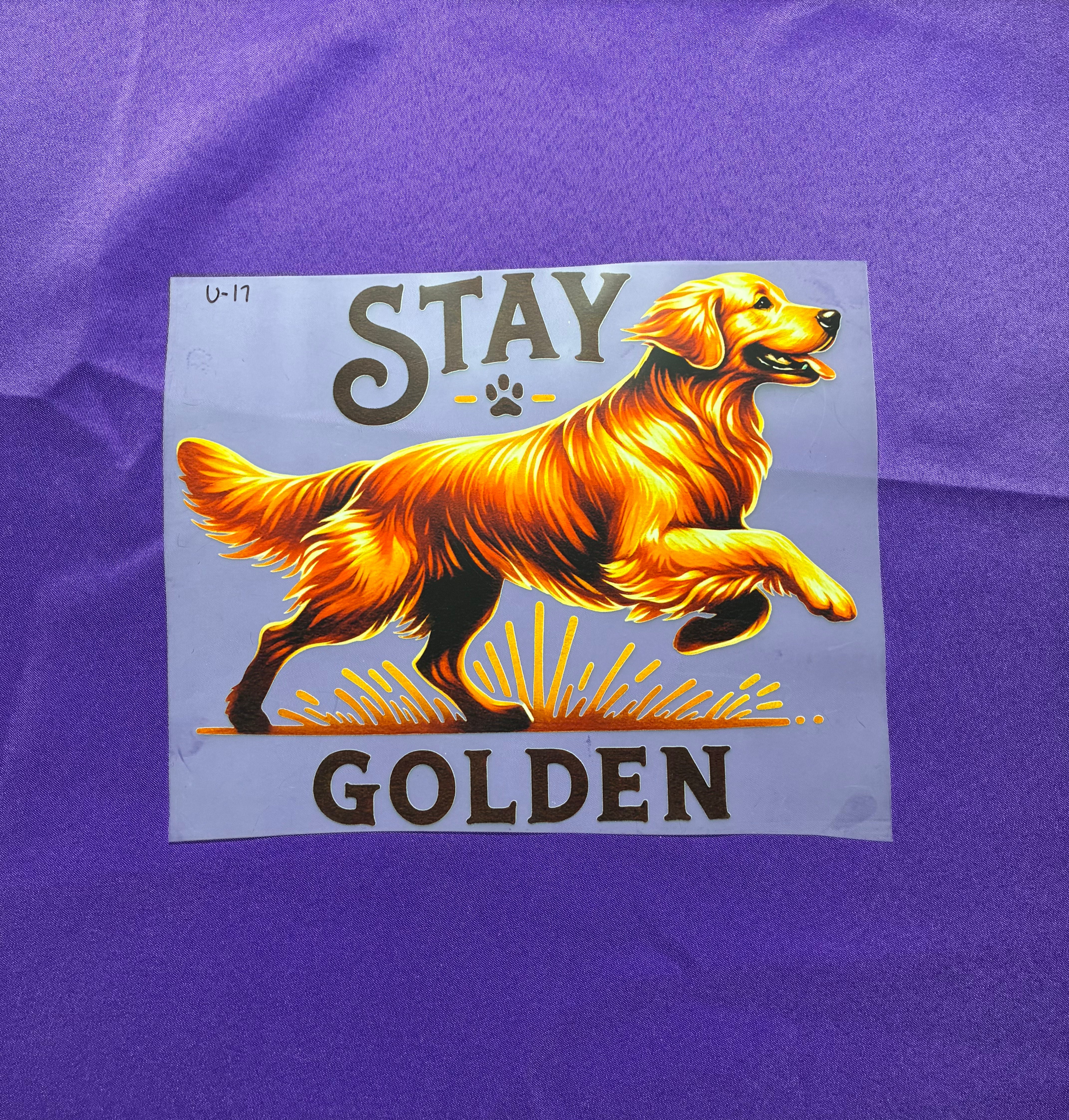 Stay Golden DTF Transfers