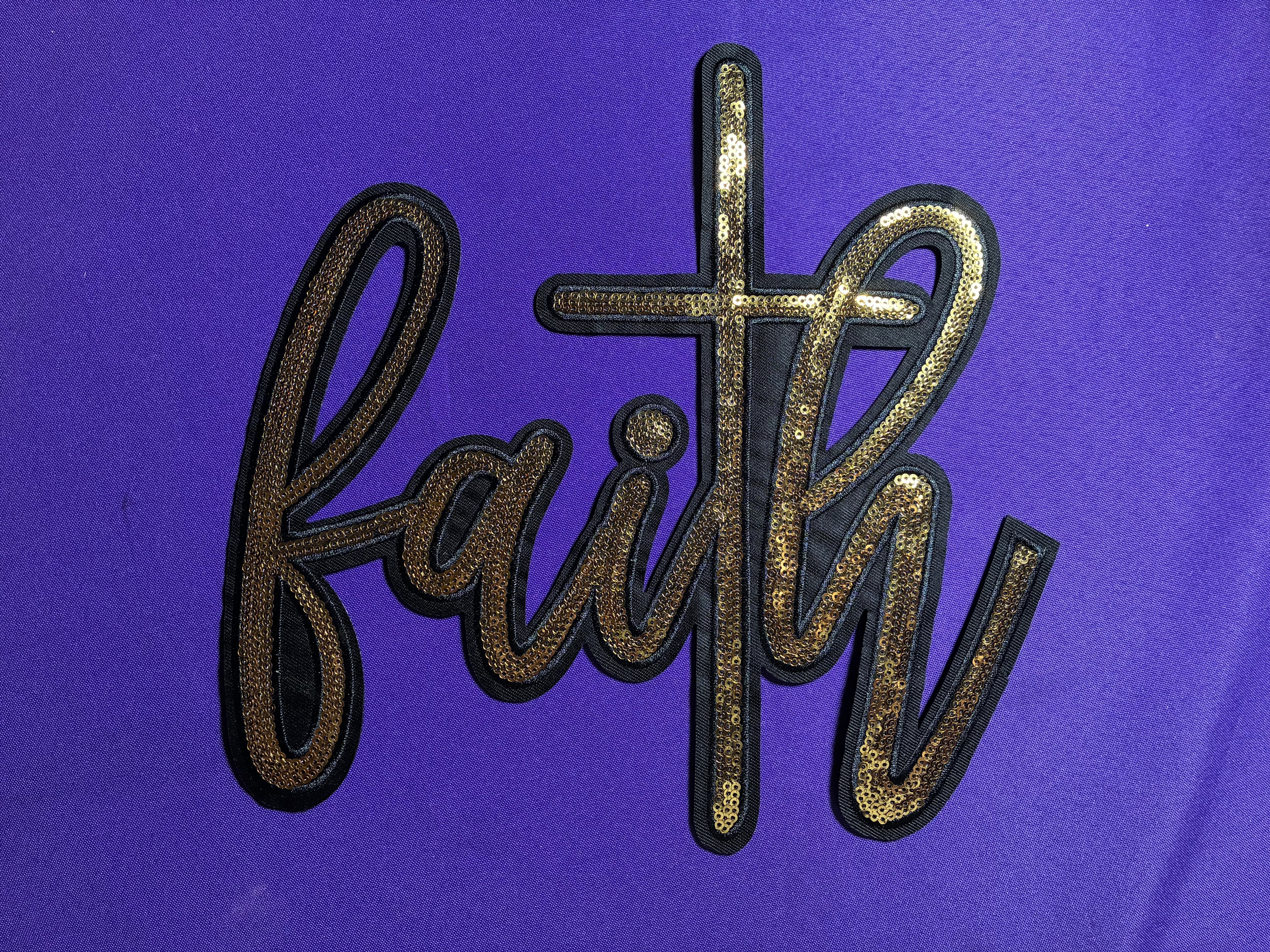 Faith Sequin Patch