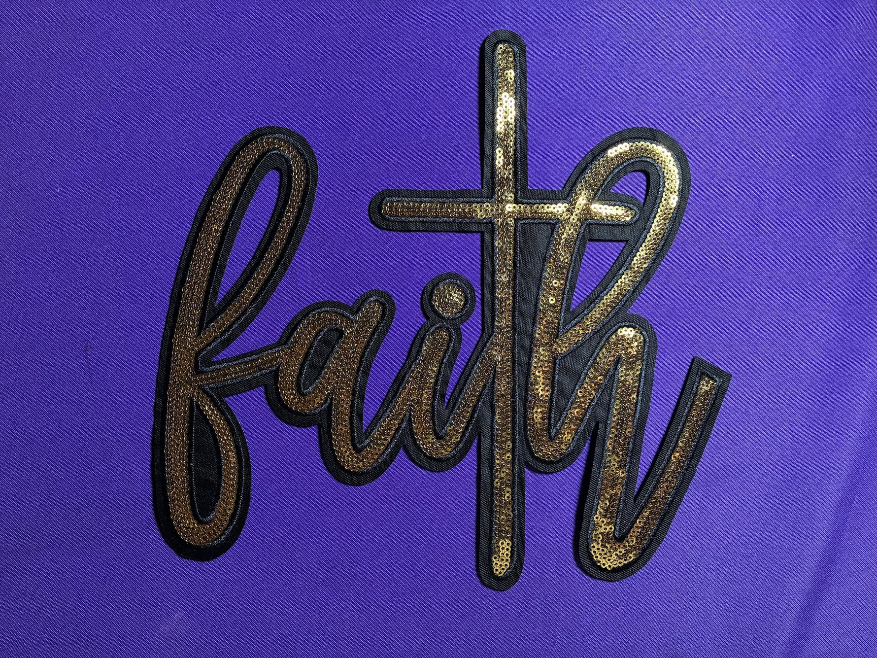 Faith Sequin Patch