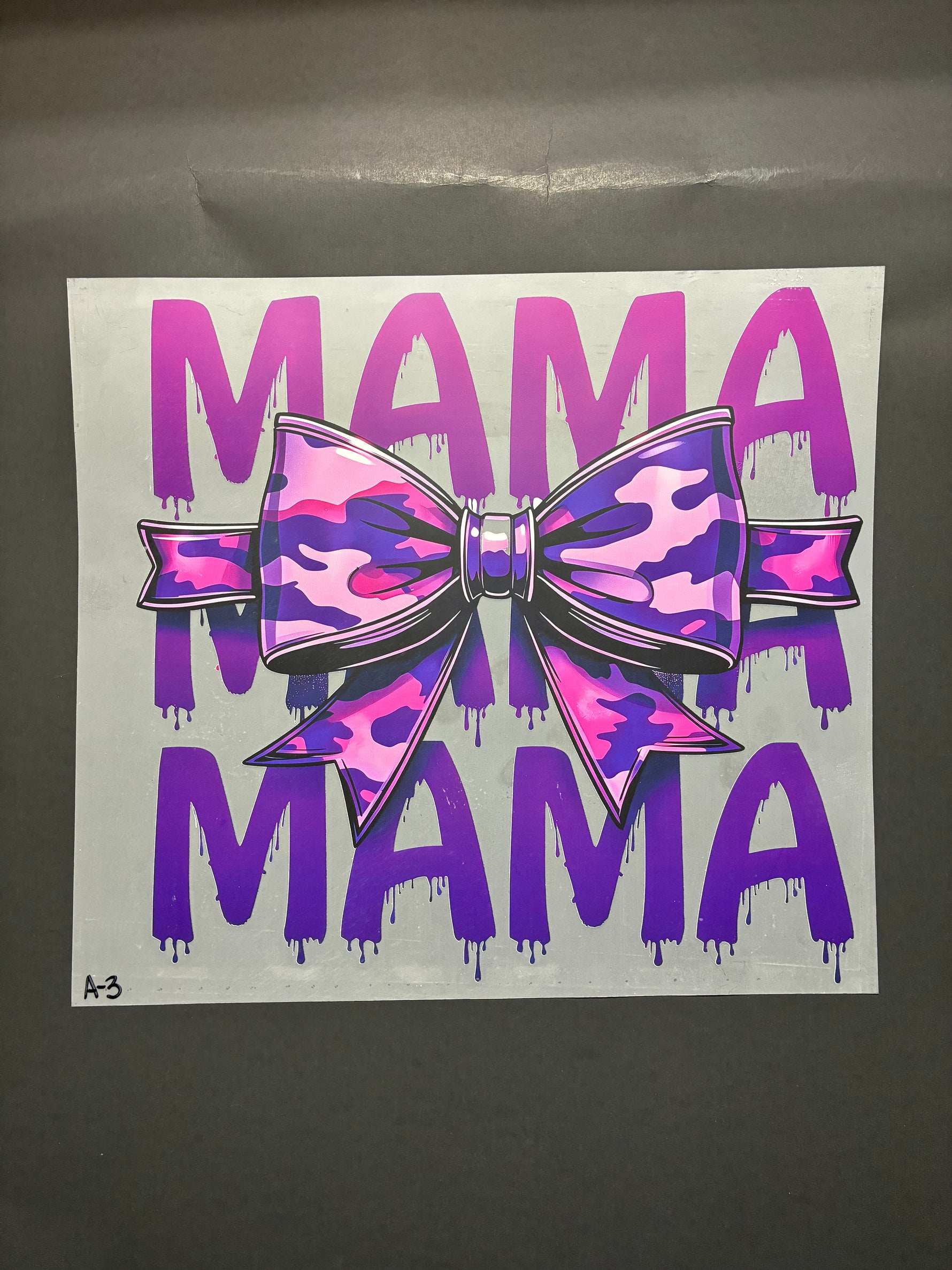 Purple Mama #3 Shirt Transfer