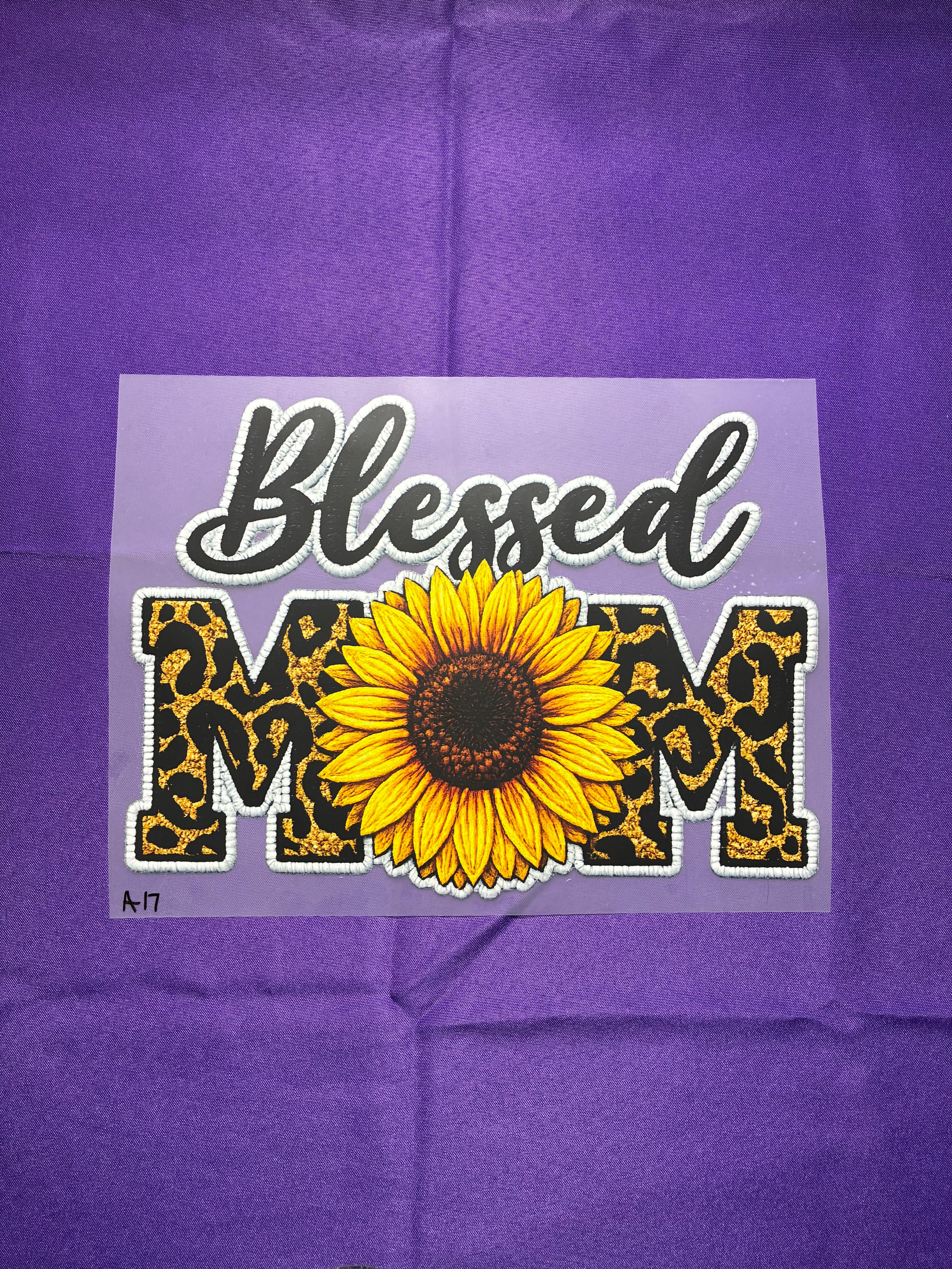 Blessed Mama #17 Shirt Transfer