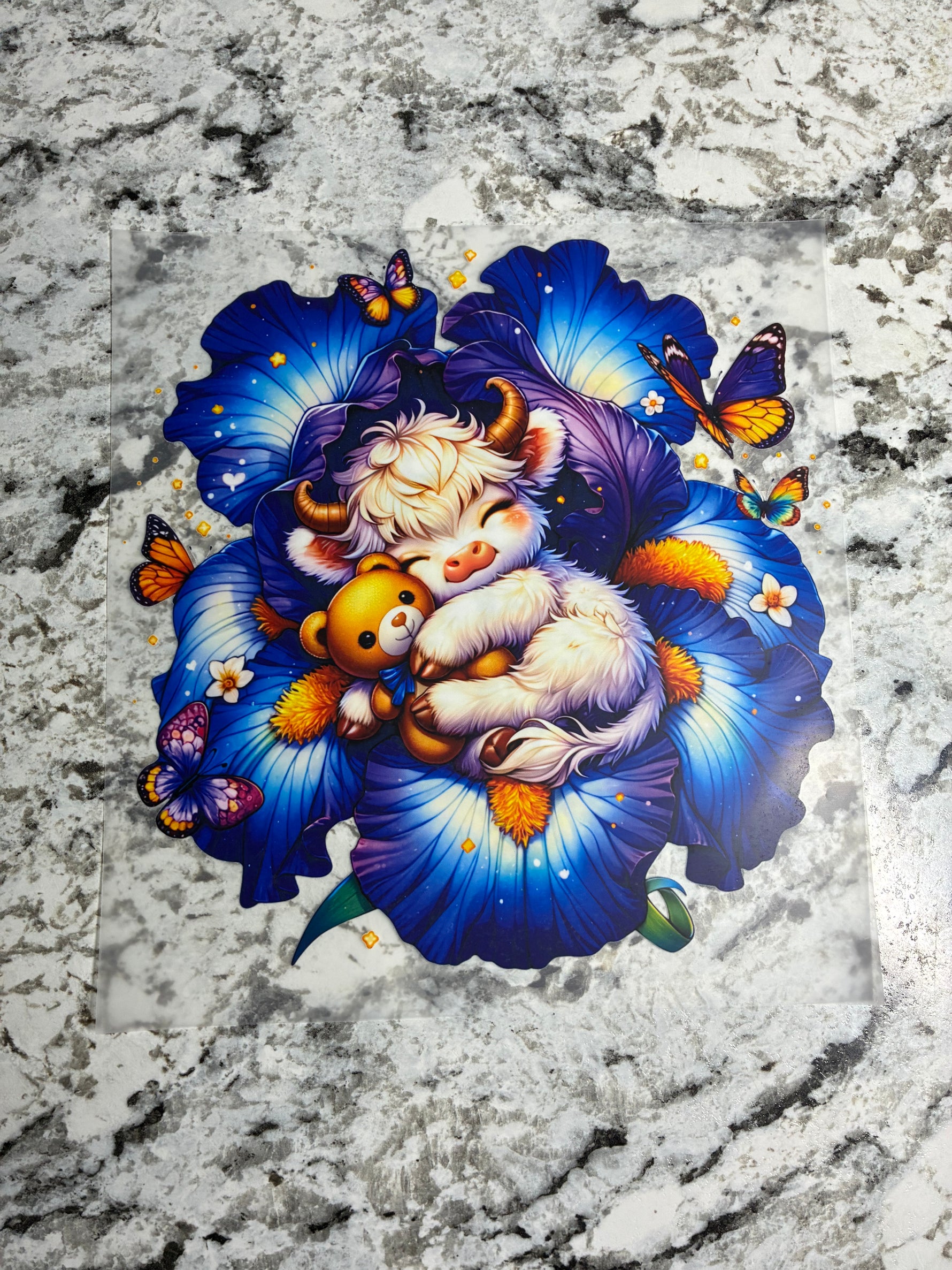 Sleeping Cow Shirt Transfers