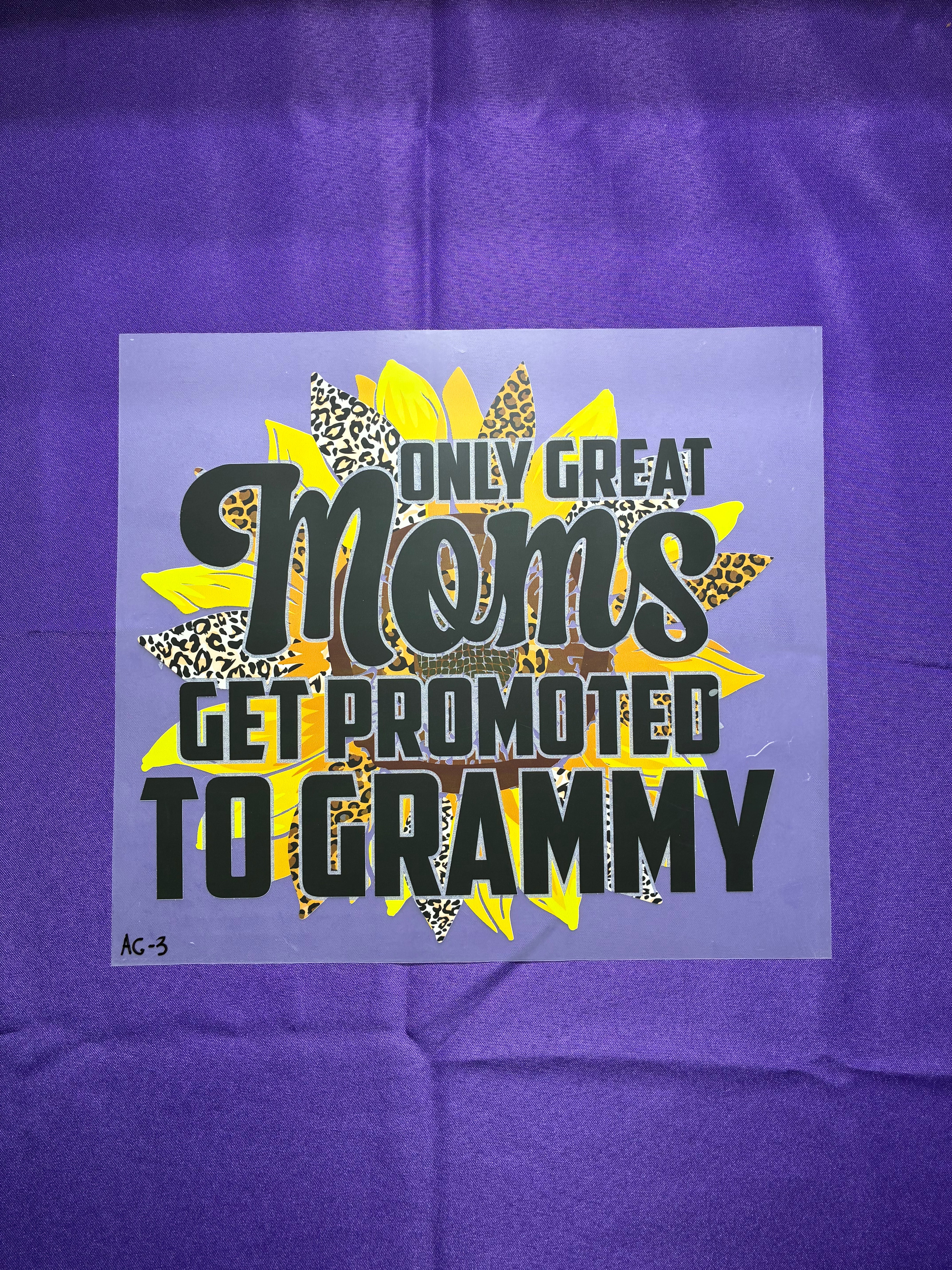 Grammy #3 Shirt Transfer