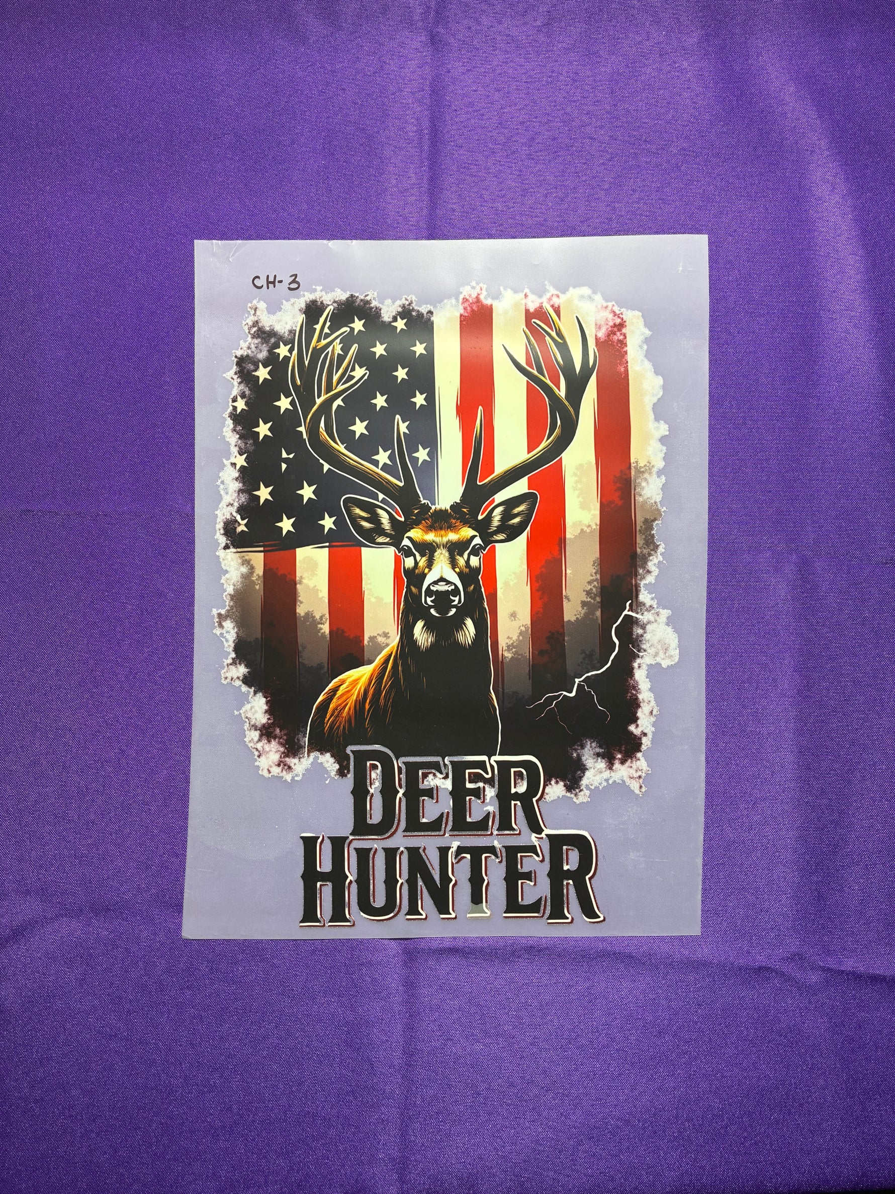 Deer Flag #3 Shirt Transfer