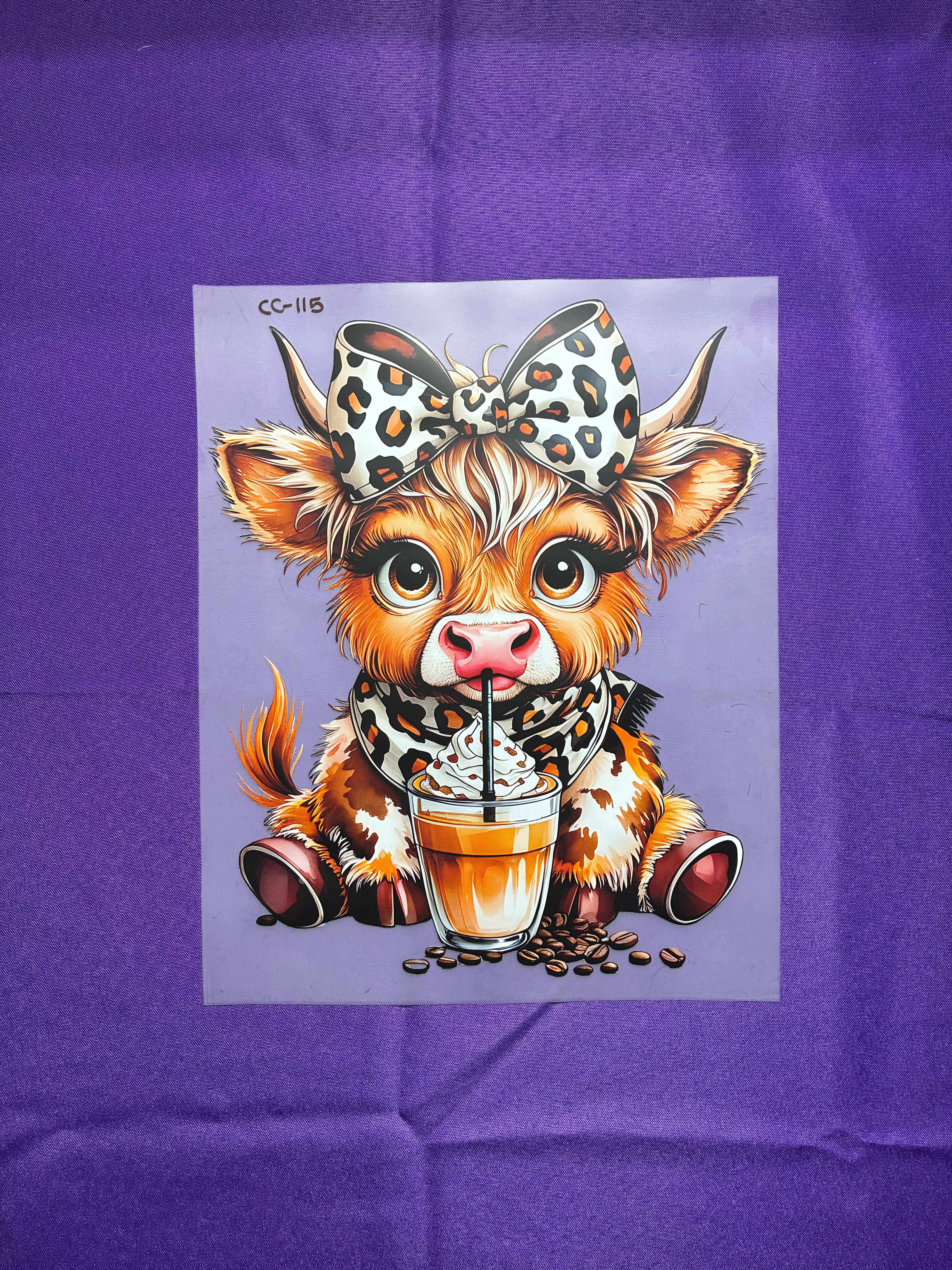 Coffee Cow #115 Shirt Transfer