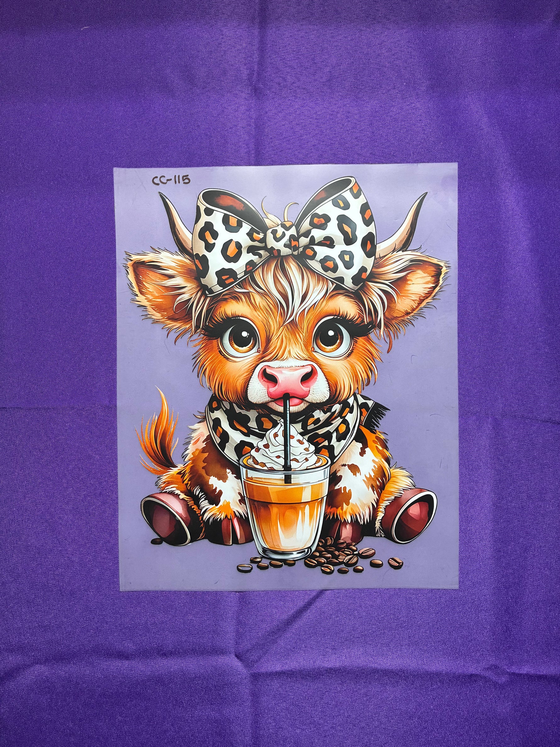 Coffee Cow #115 Shirt Transfer