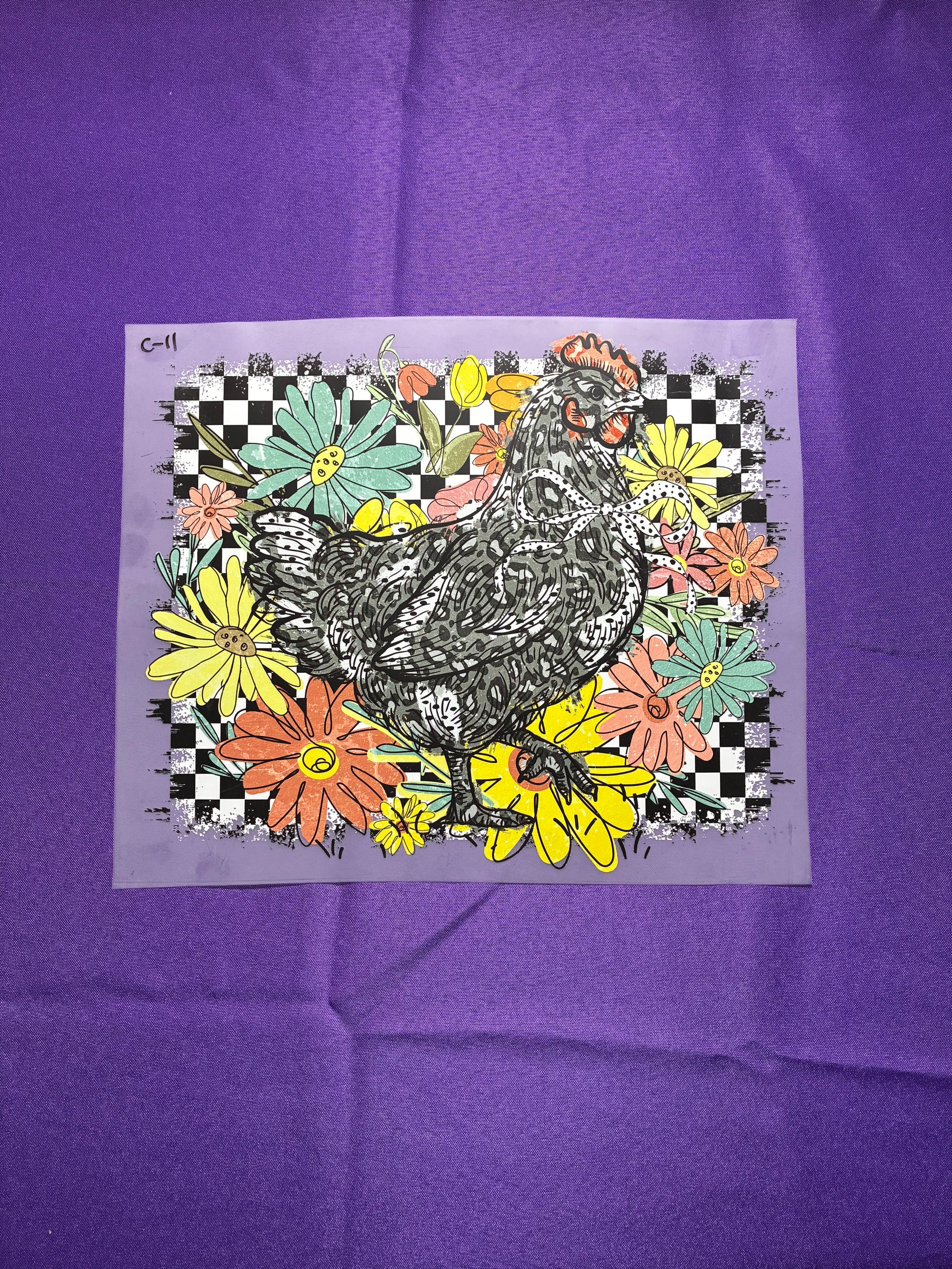 Chicken #11 Shirt Transfer