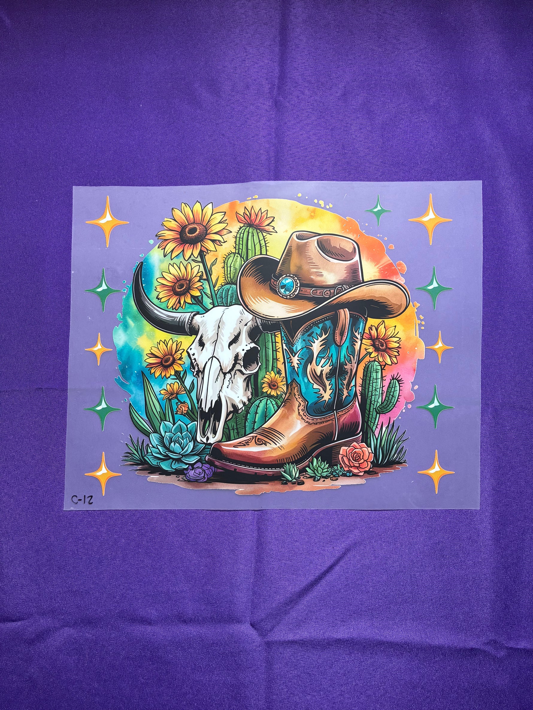 Western #12 Shirt Transfer