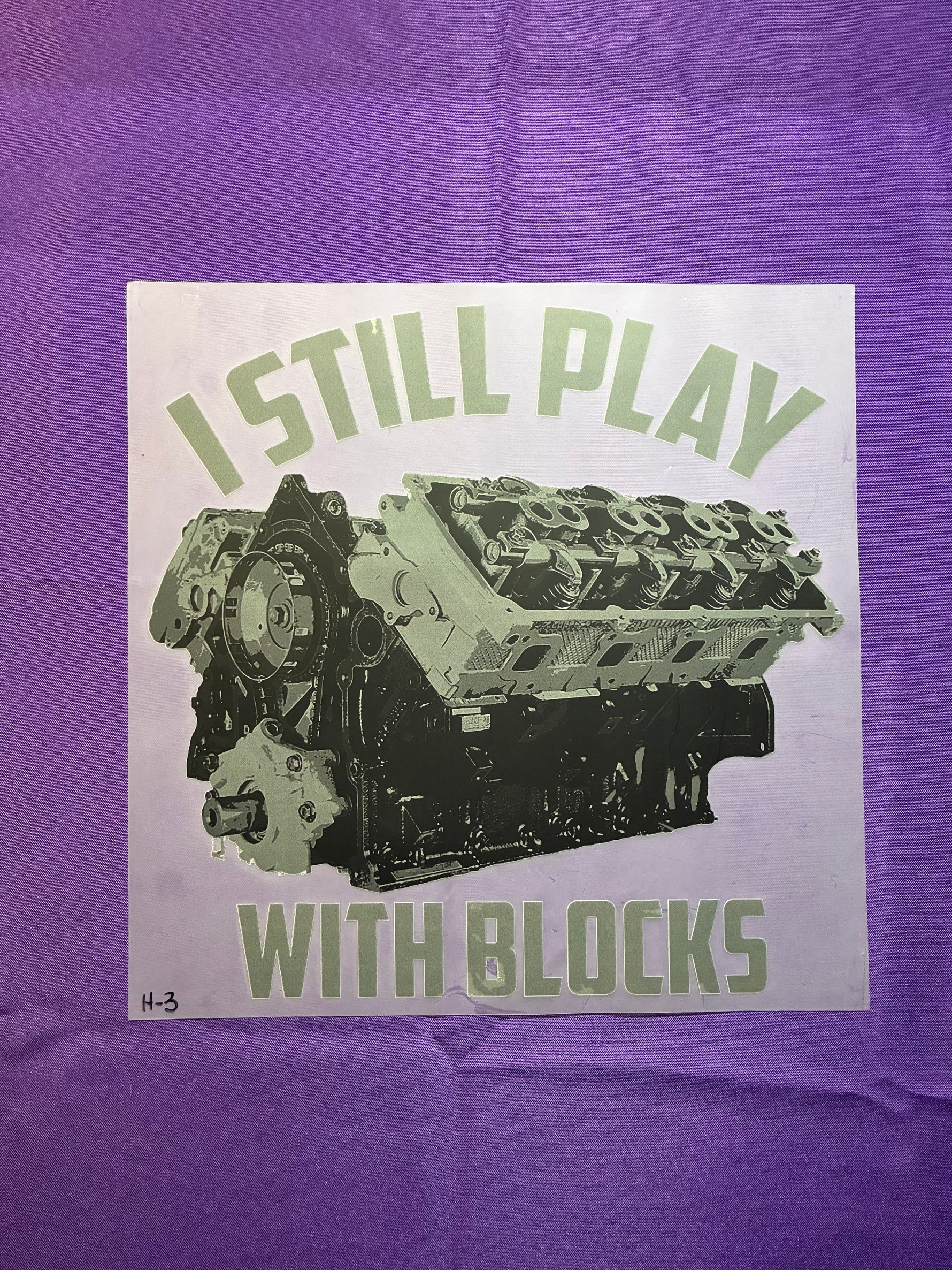 Blue Collar #2 Shirt Transfer
