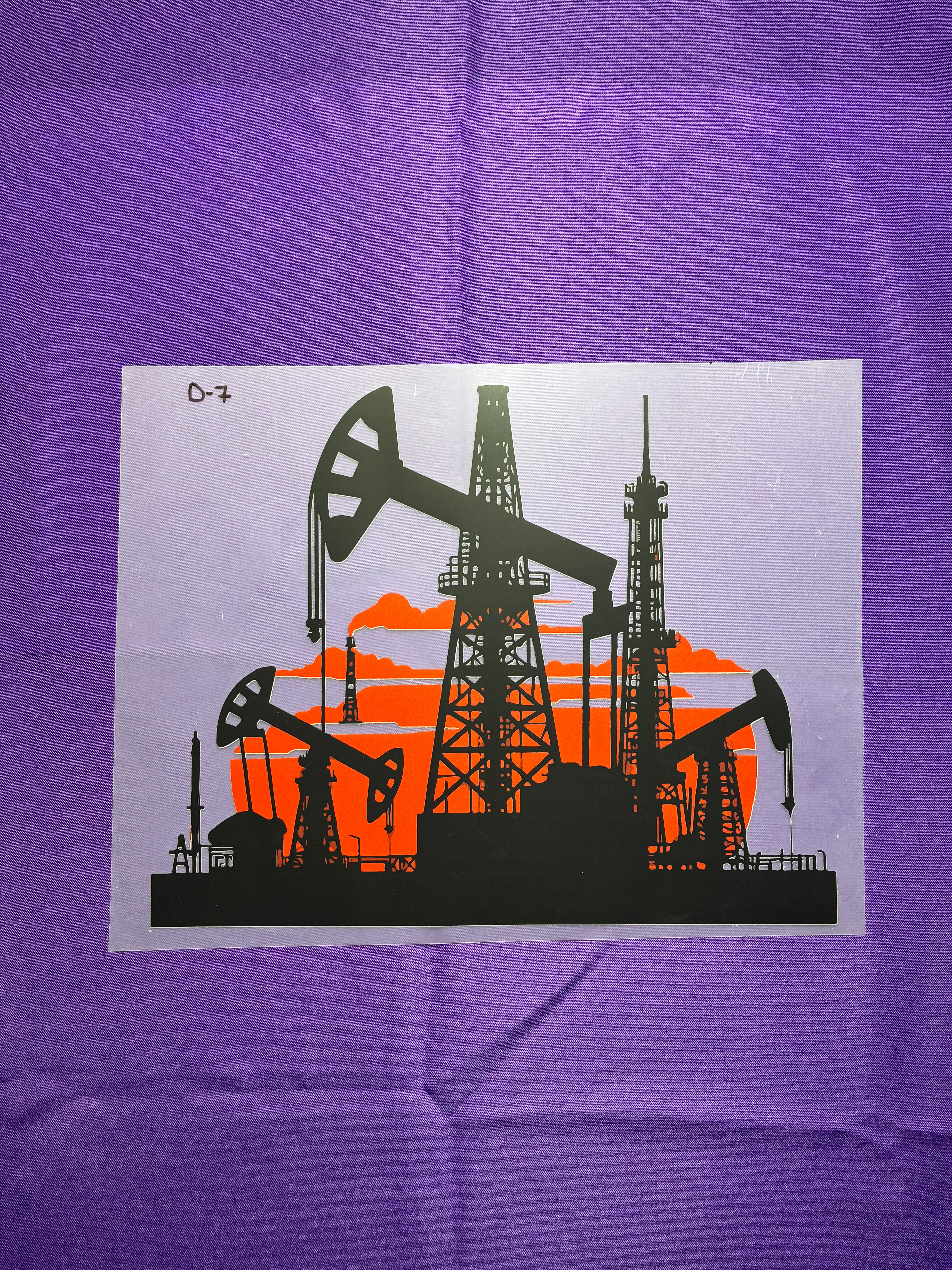 Oilfield Shirt Transfer