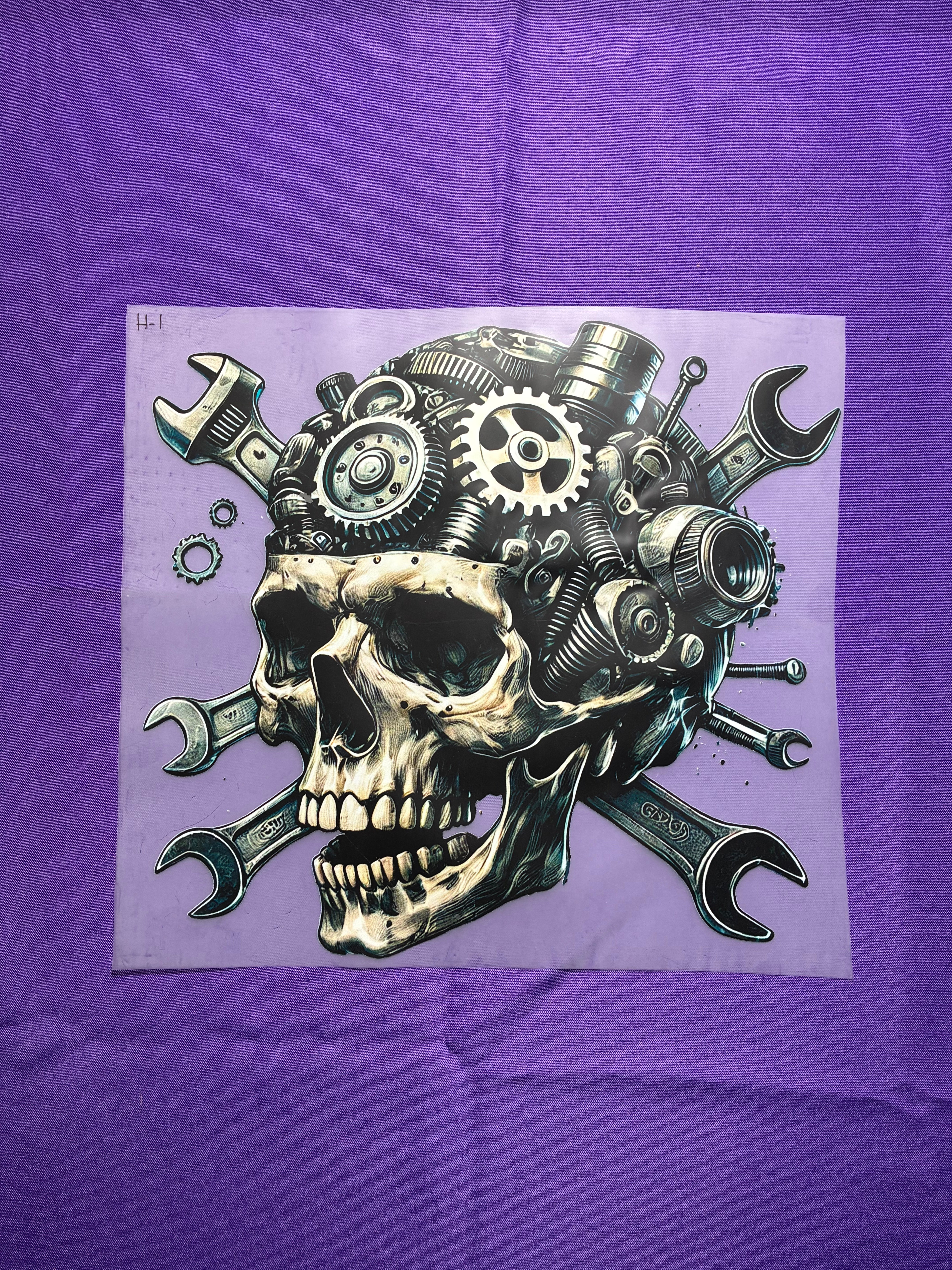 Gear Head Shirt Transfer