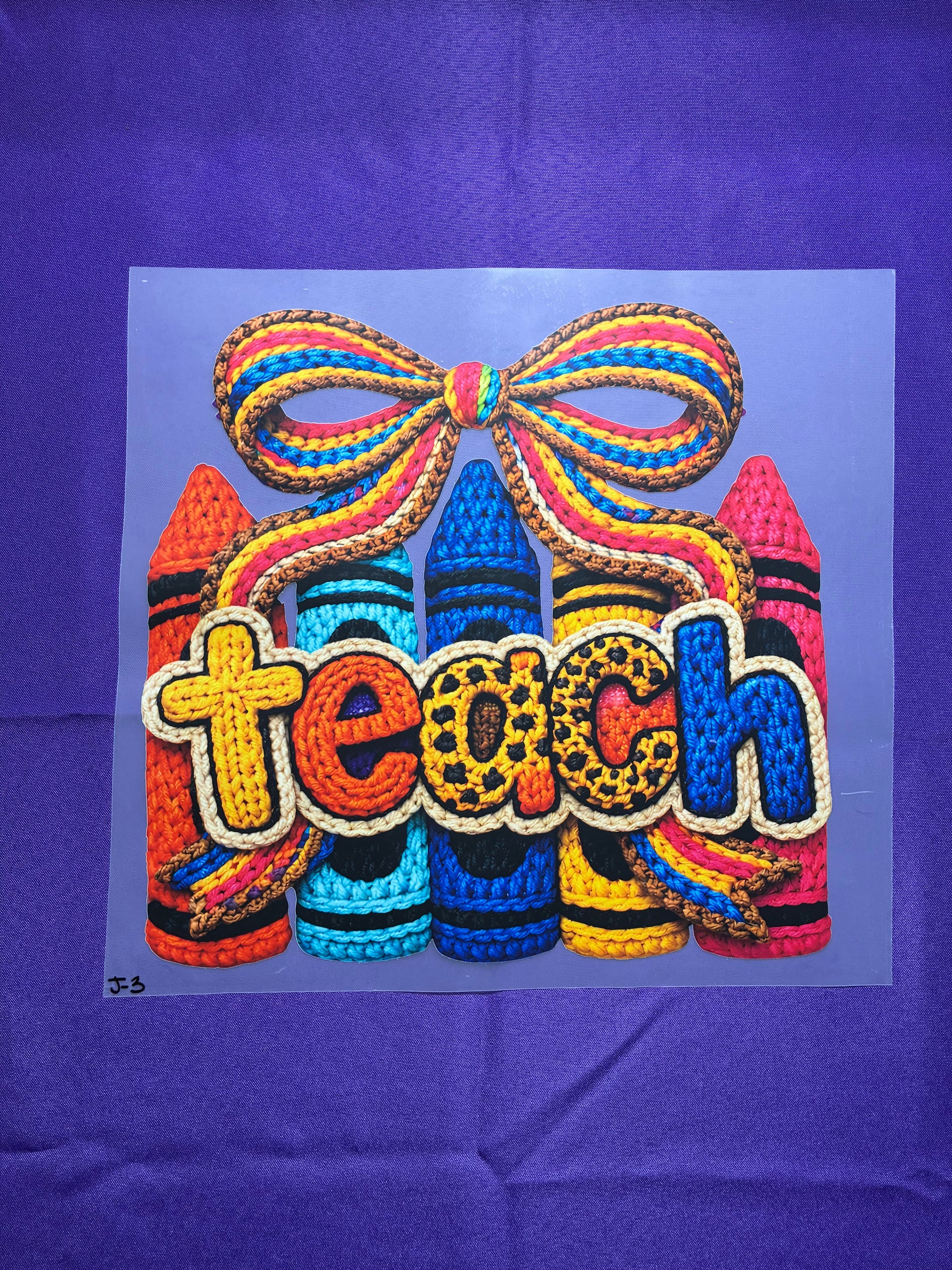 Teach #3 Shirt Transfer