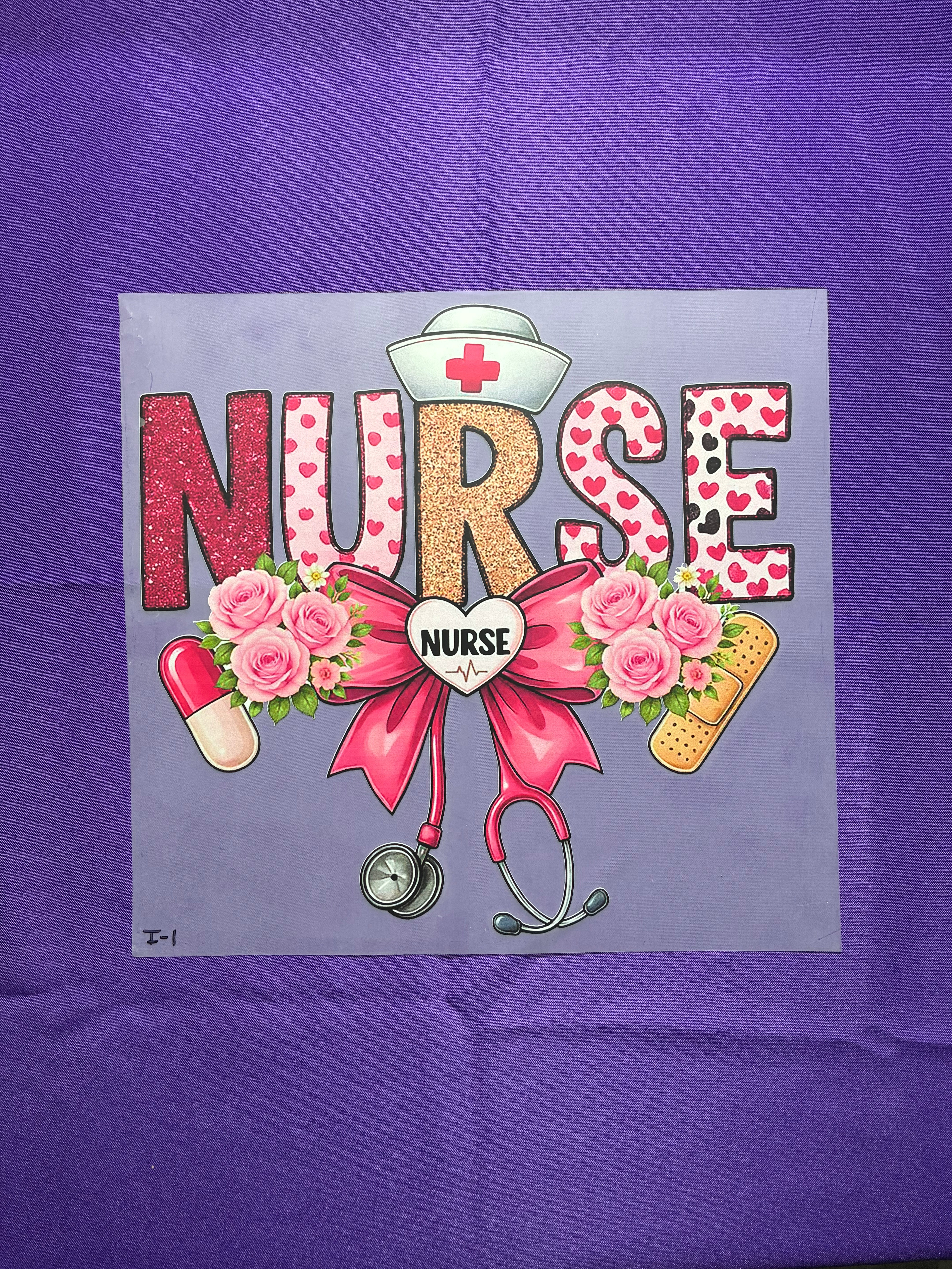 Nurse #1 Shirt Transfer