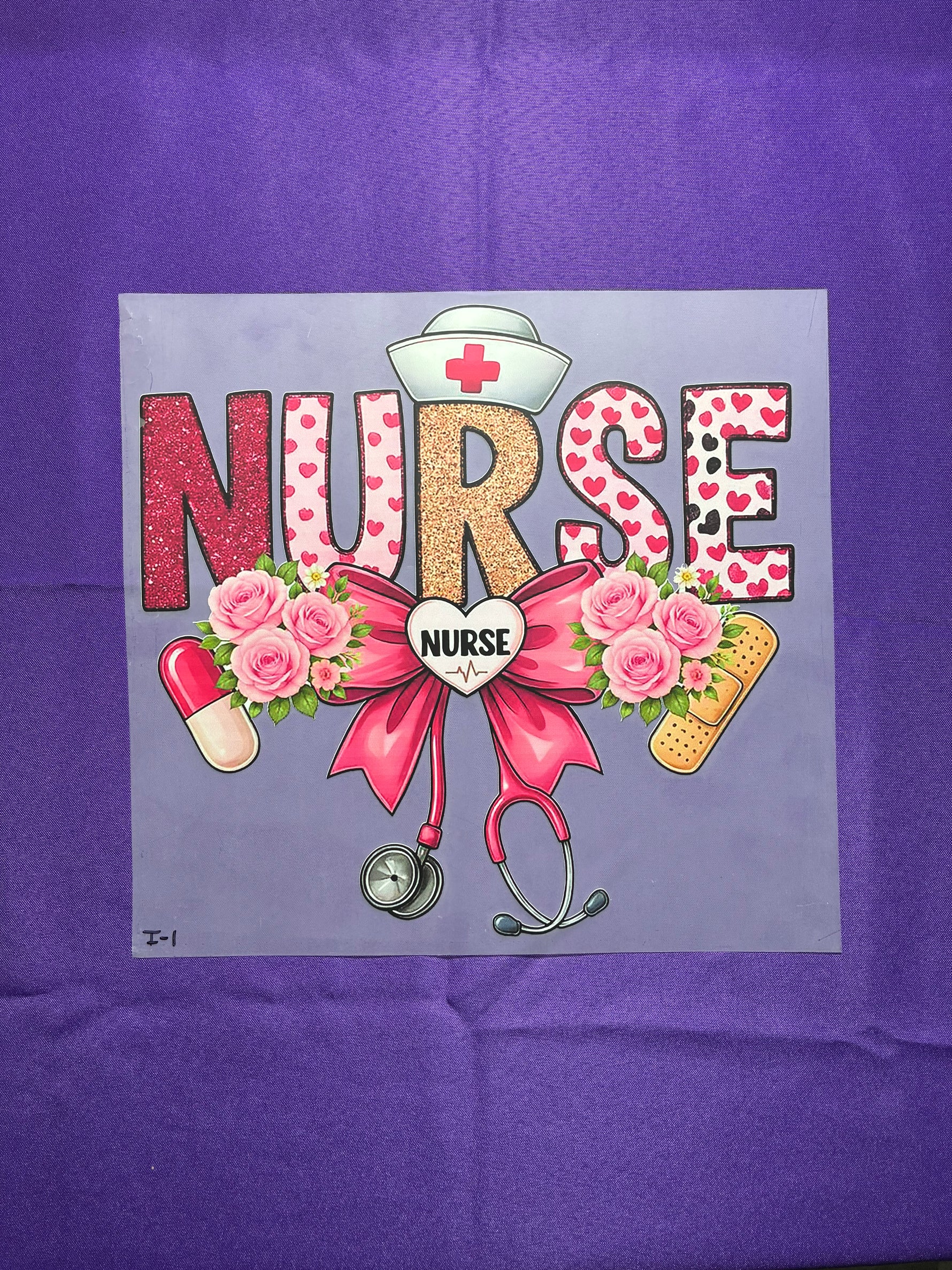 Nurse #1 Shirt Transfer