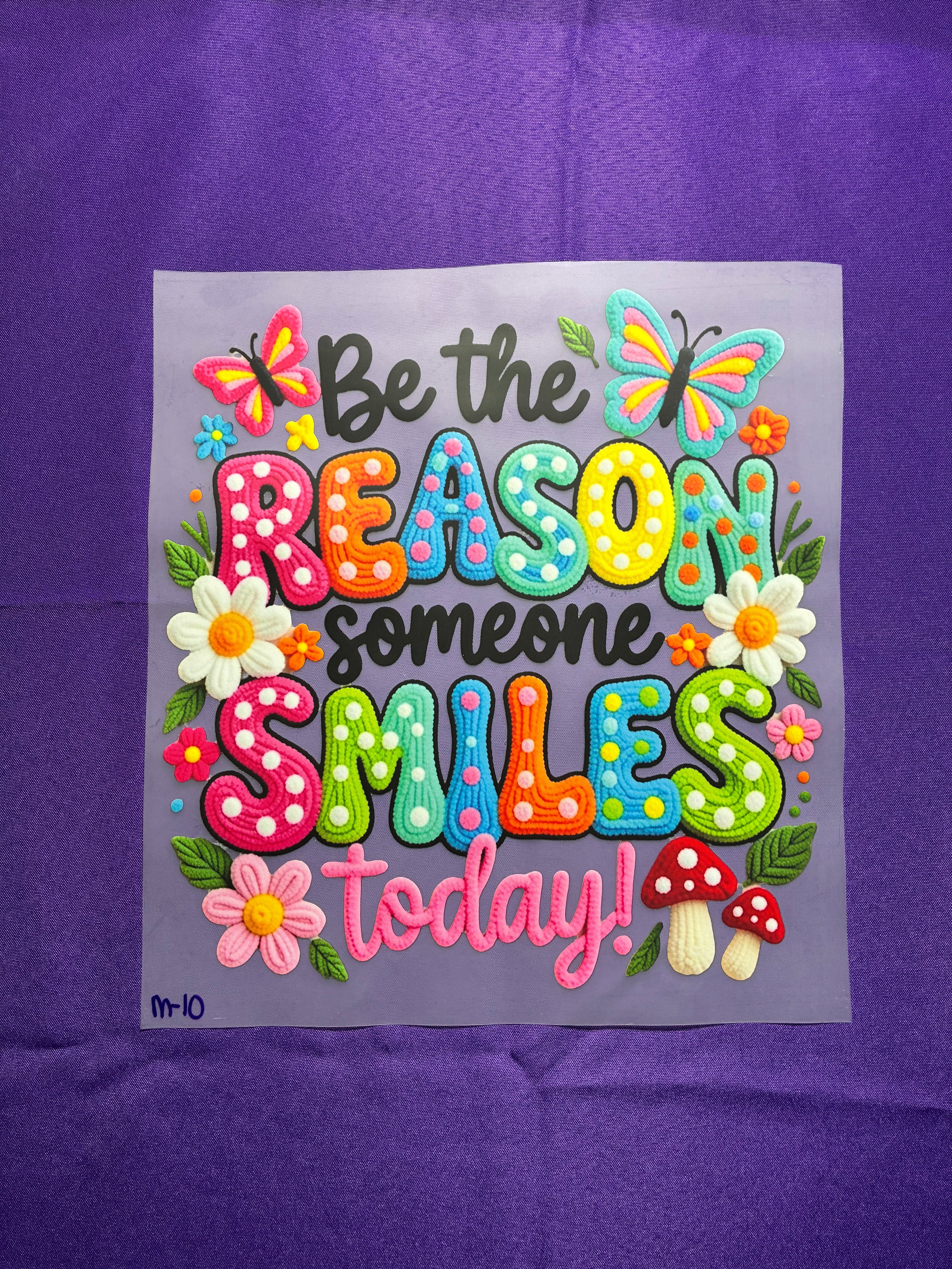 Someone Smiles Today Shirt Transfer