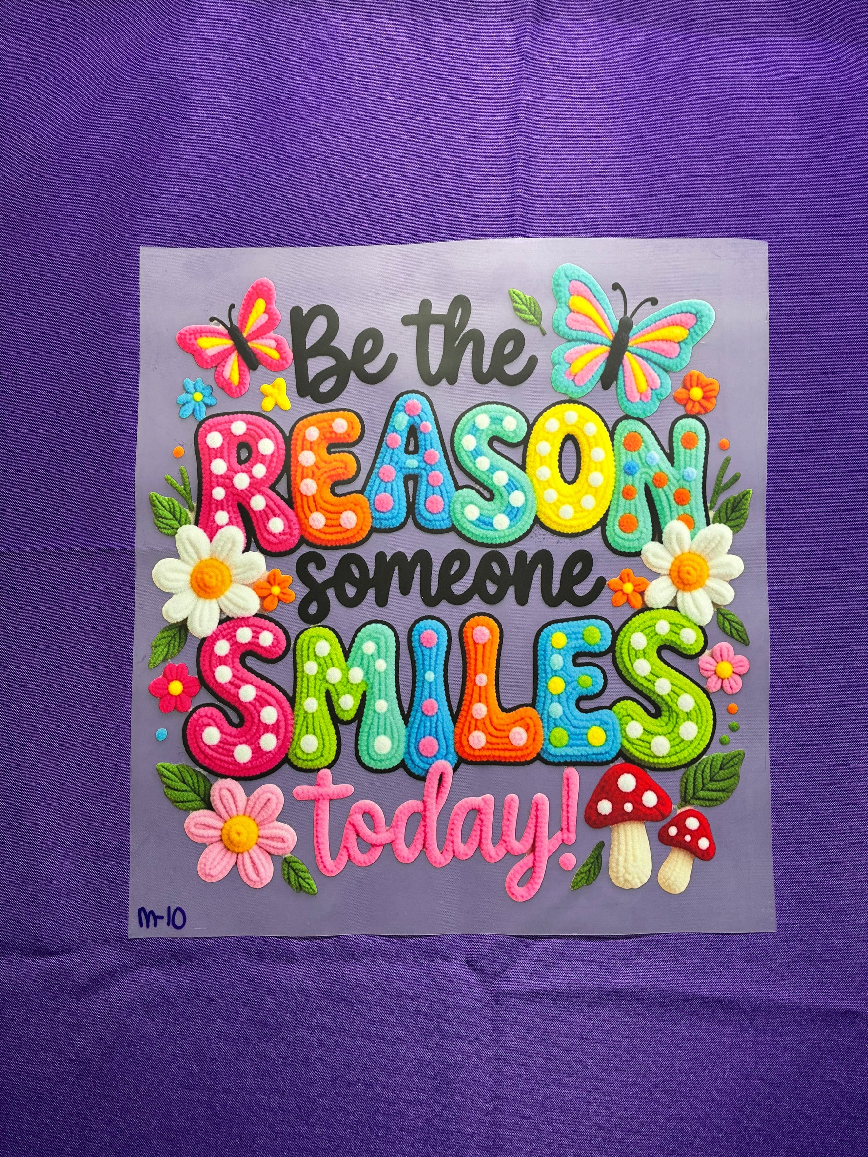Someone Smiles Today Shirt Transfer