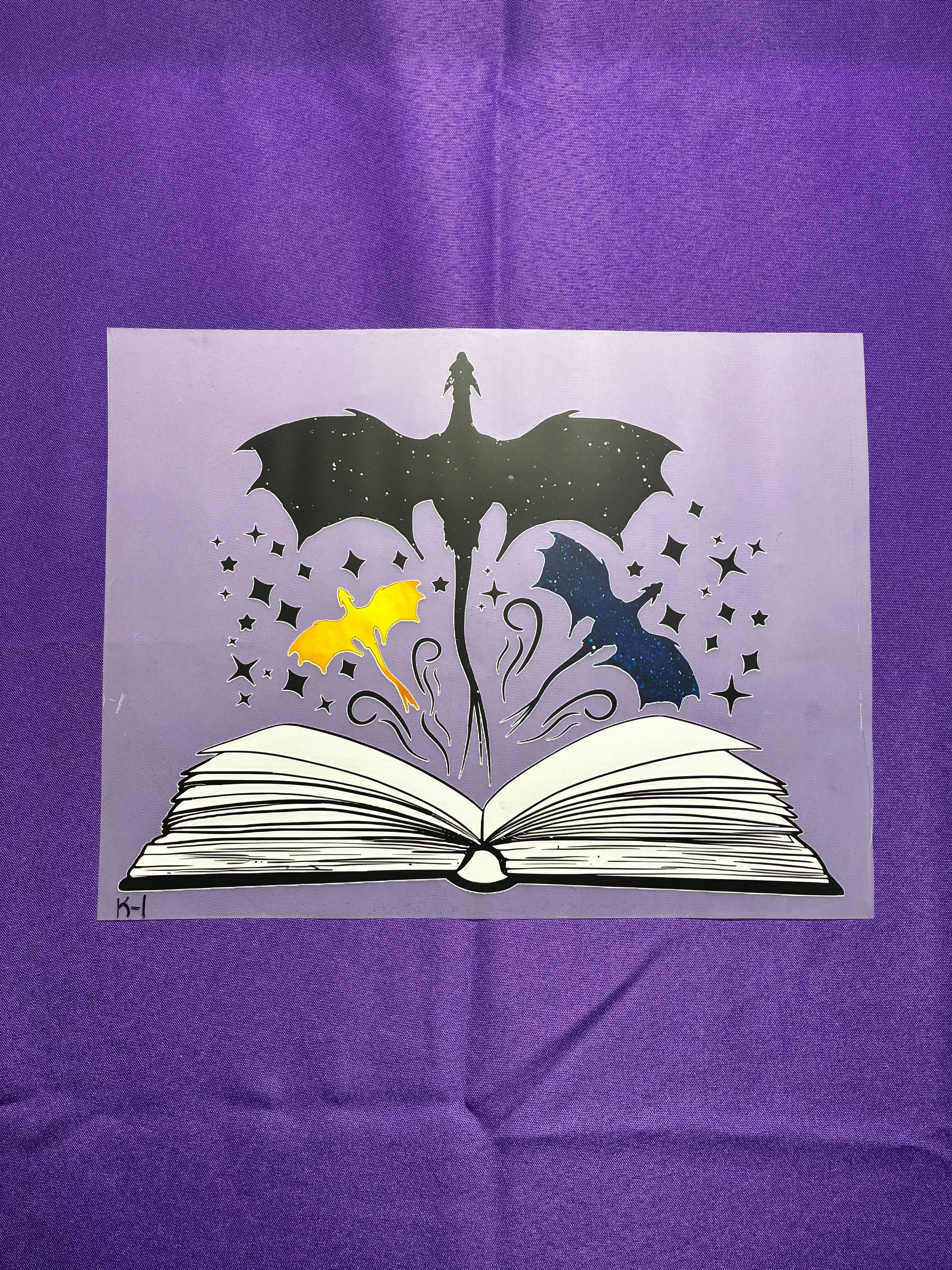 Dragon Book Shirt Transfers