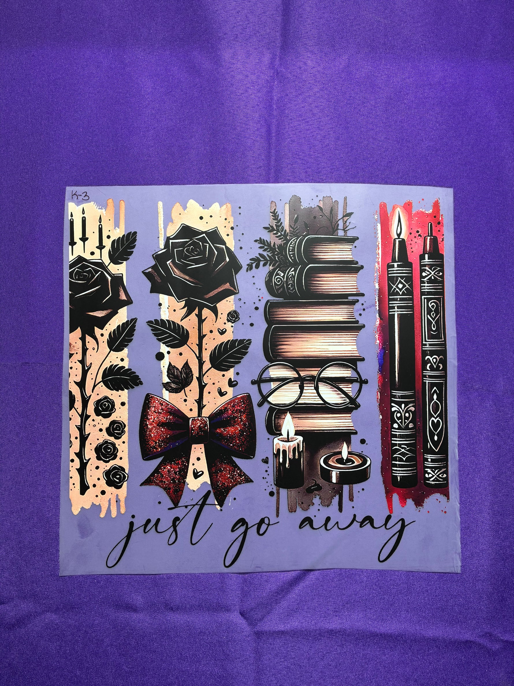 Just Go Away Shirt Transfer